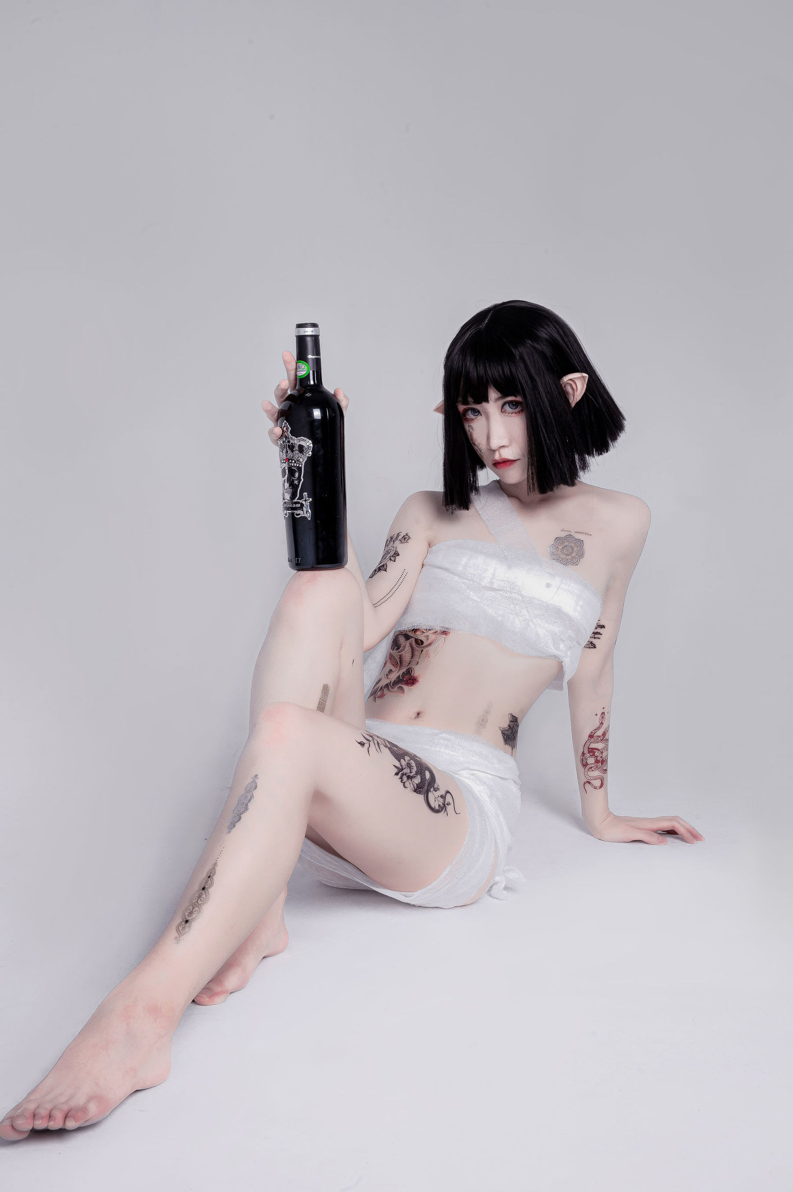 COS福利] 動漫博主阮邑_Fairy - 綁帶和武士