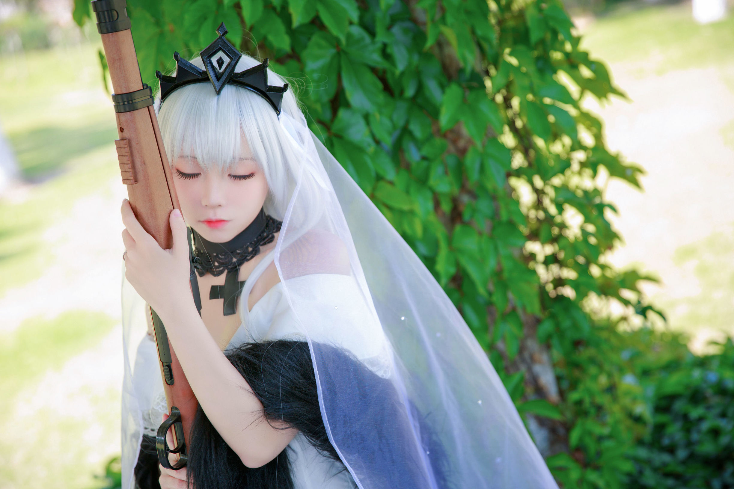 Cosplay Benefits] Anime Blogger G44 Won't Get Hurt - 98K Wedding Dress De Huang