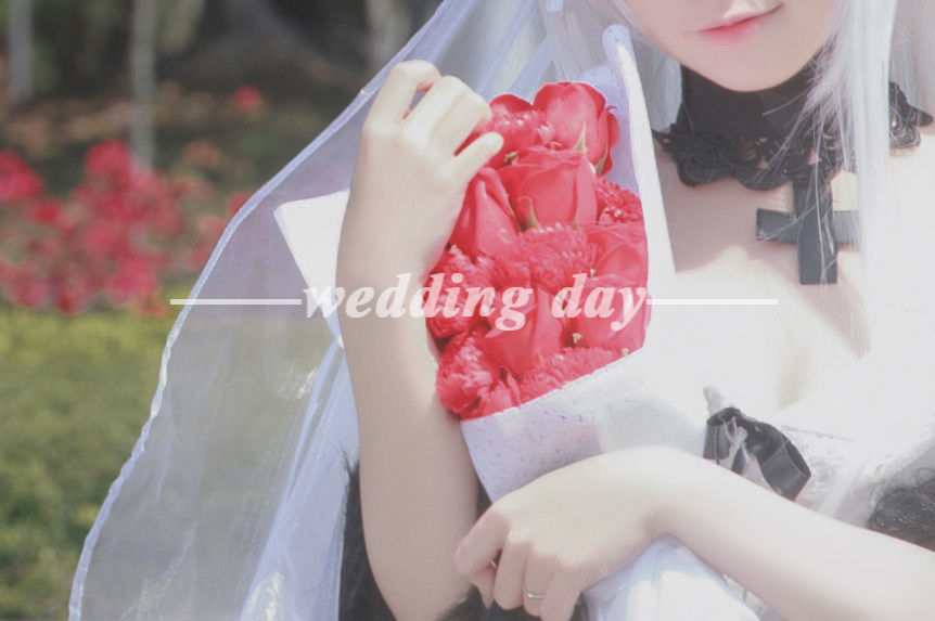 Cosplay Benefits] Anime Blogger G44 Won't Get Hurt - 98K Wedding Dress De Huang