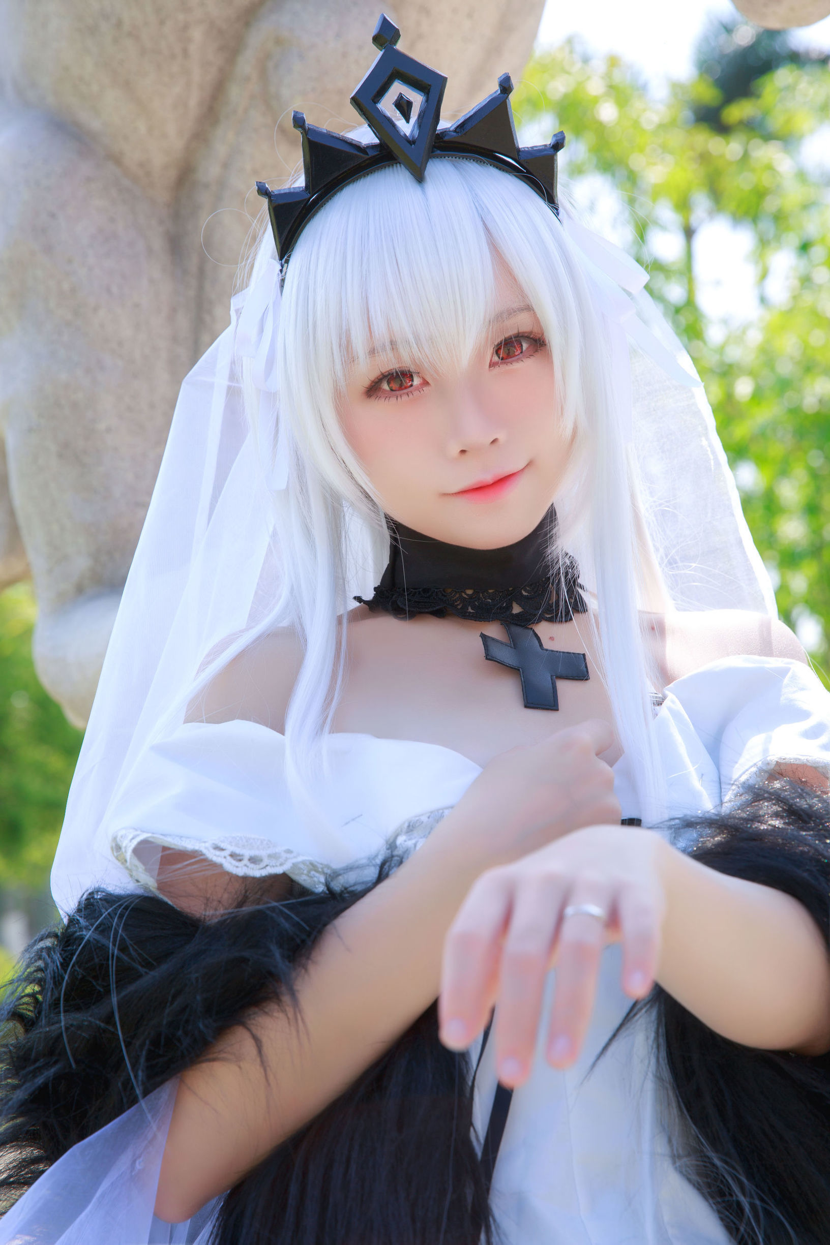 Cosplay Benefits] Anime Blogger G44 Won't Get Hurt - 98K Wedding Dress De Huang