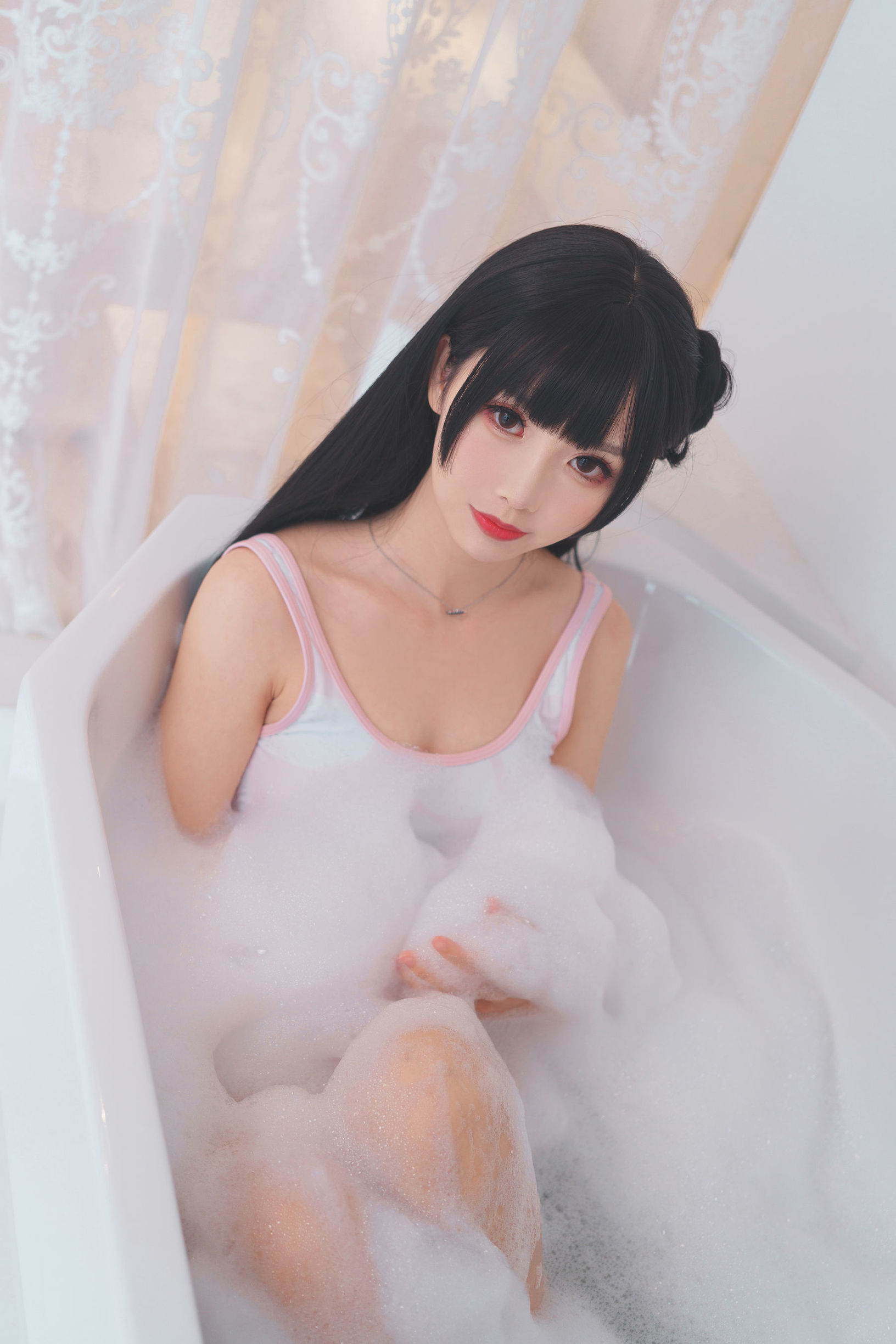 COS Phúc lợi] Coser dễ thương phổ biến Mian Bing Xian Er - Bồn tắm bọt bong bóng