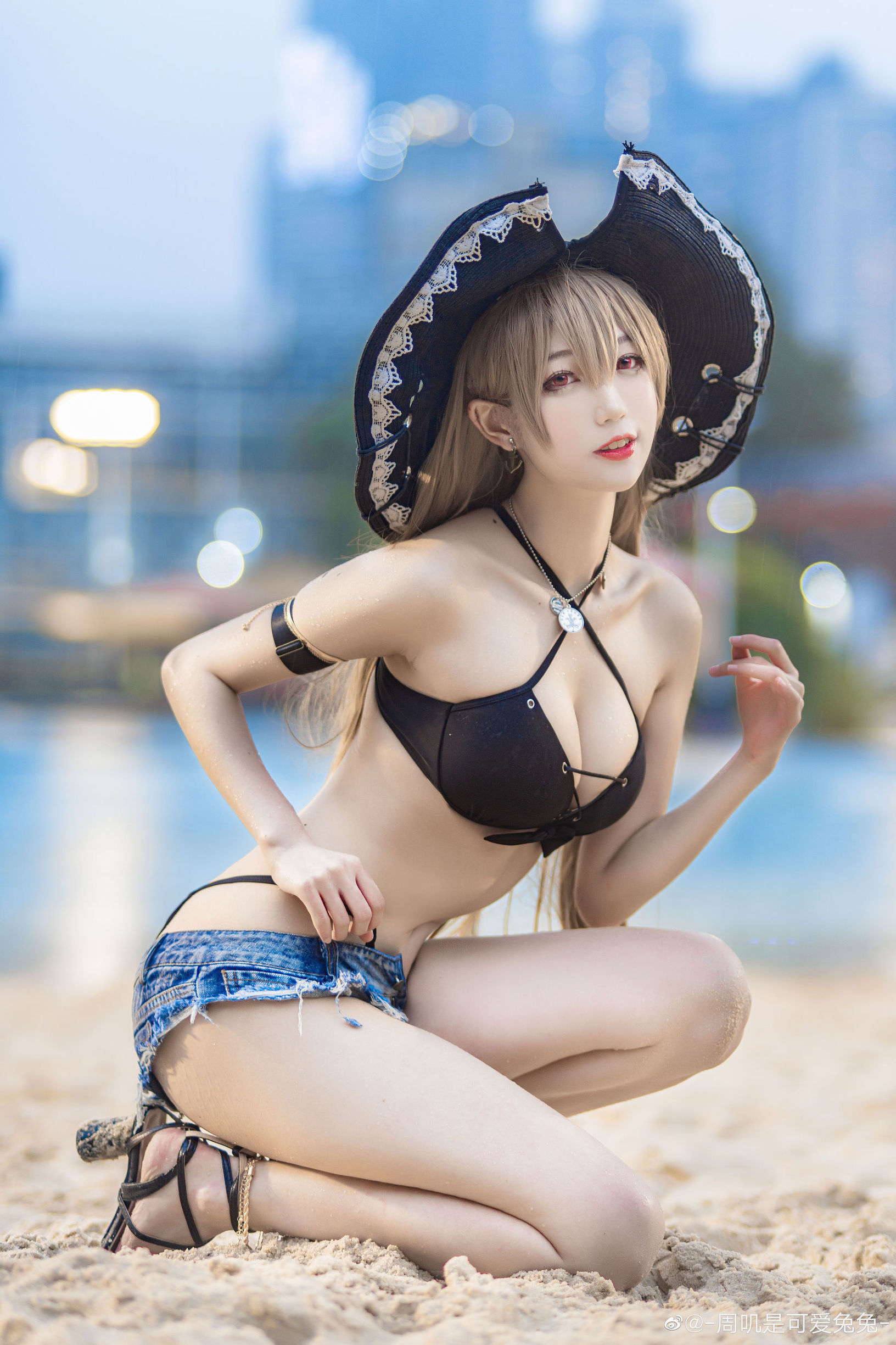 COS Welfare] Zhou Ji is a Cute Bunny - Swimsuit