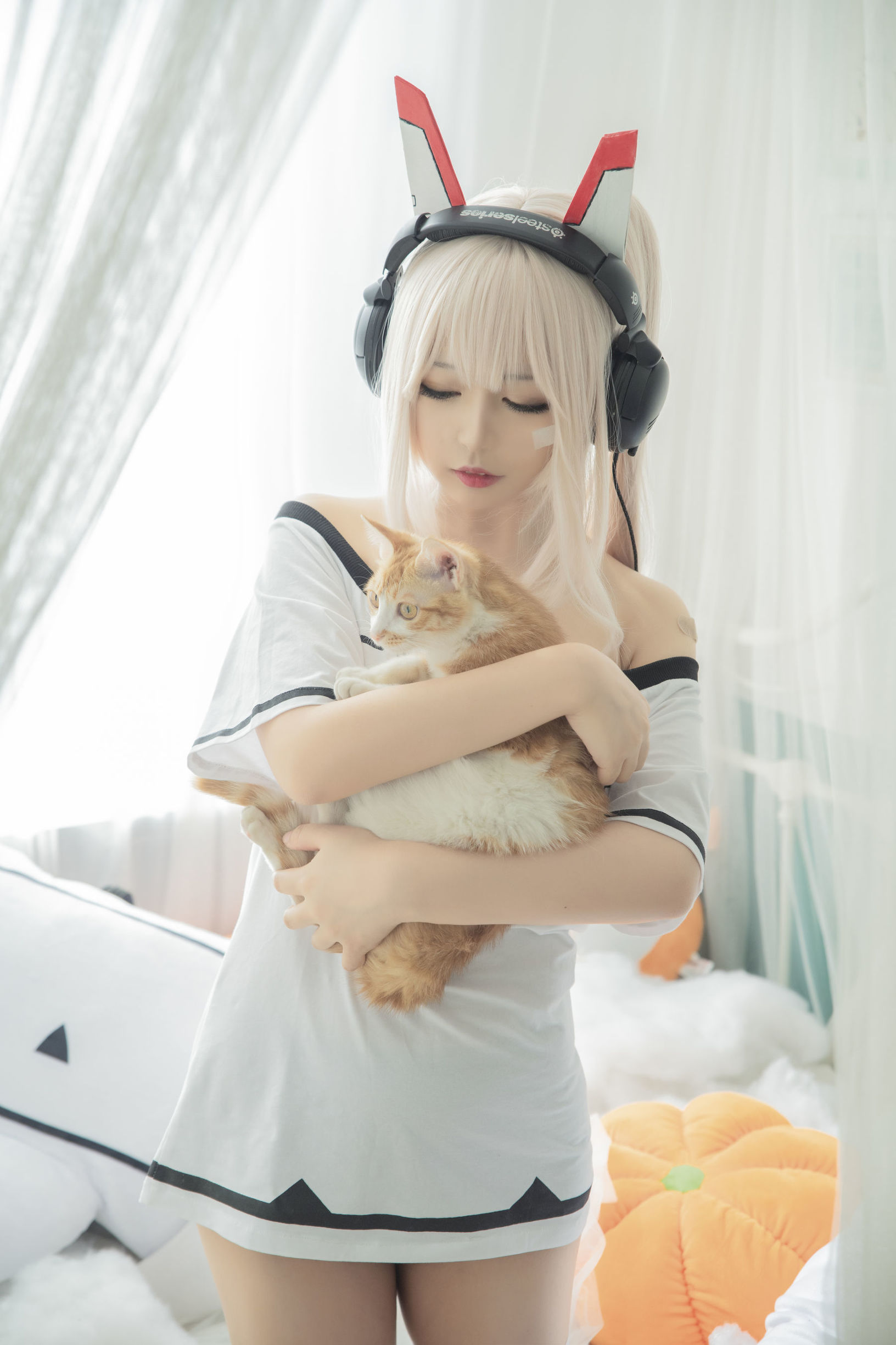 [COS福利] 大眼萌妹黑猫猫OvO - 肥宅凌波