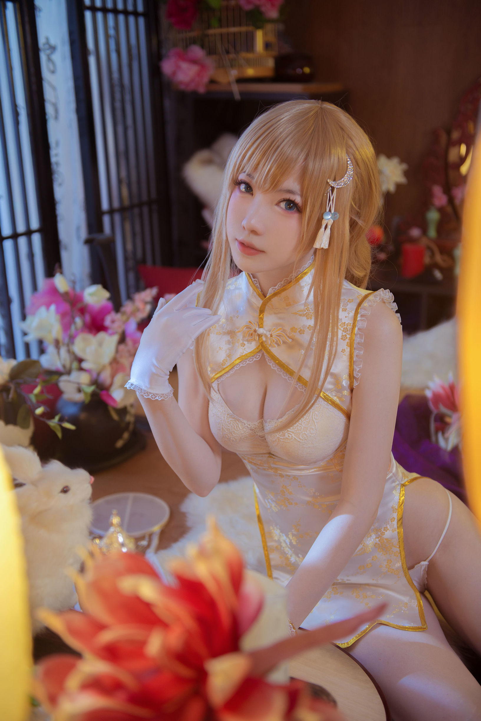 コスプレ福利] 巨乳萌え妹 妖少you1 - 宝釵