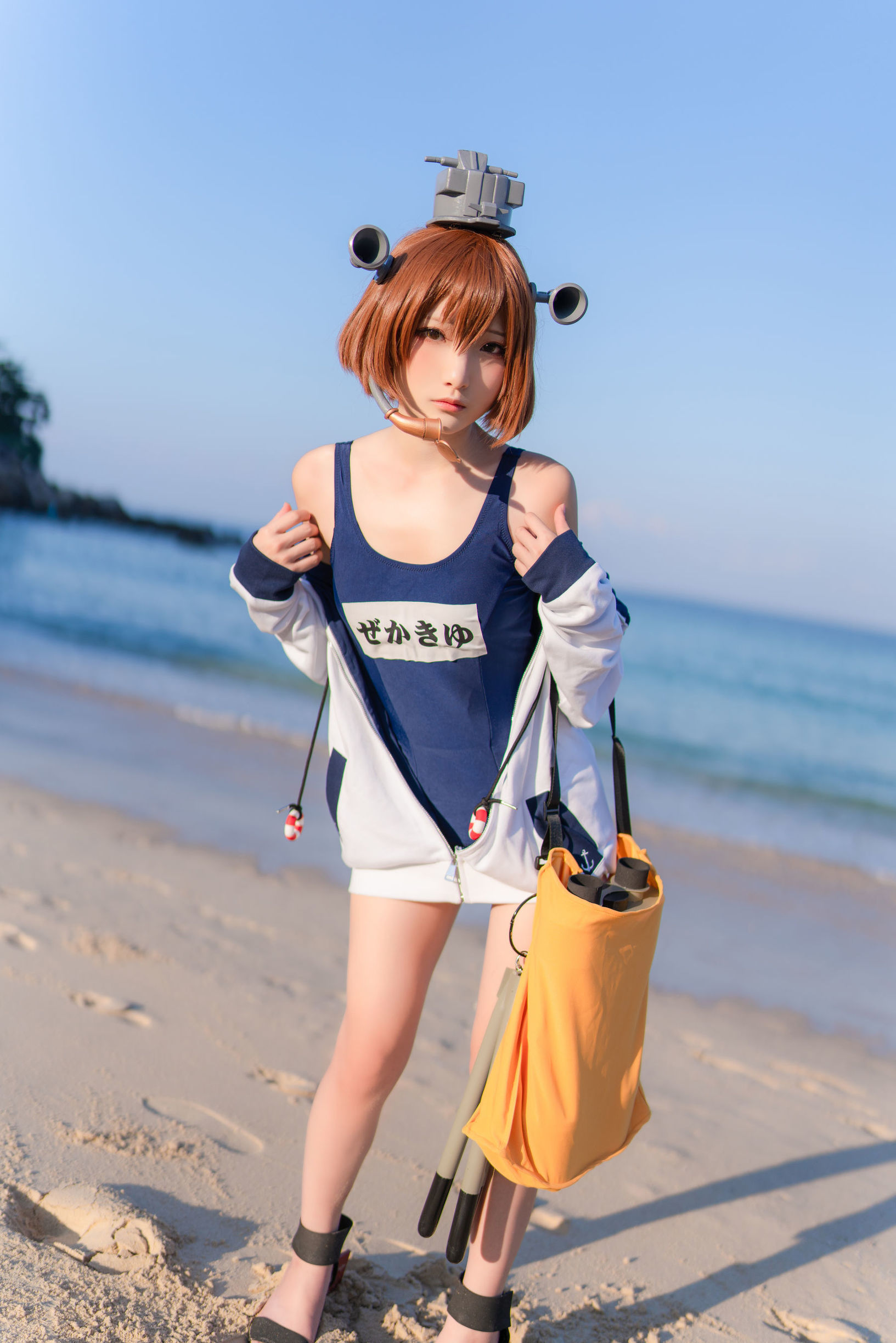 COS Welfare] Xiao Ding March 2020 [Fantasy Factory] School Swimsuit Sexy Swimsuit