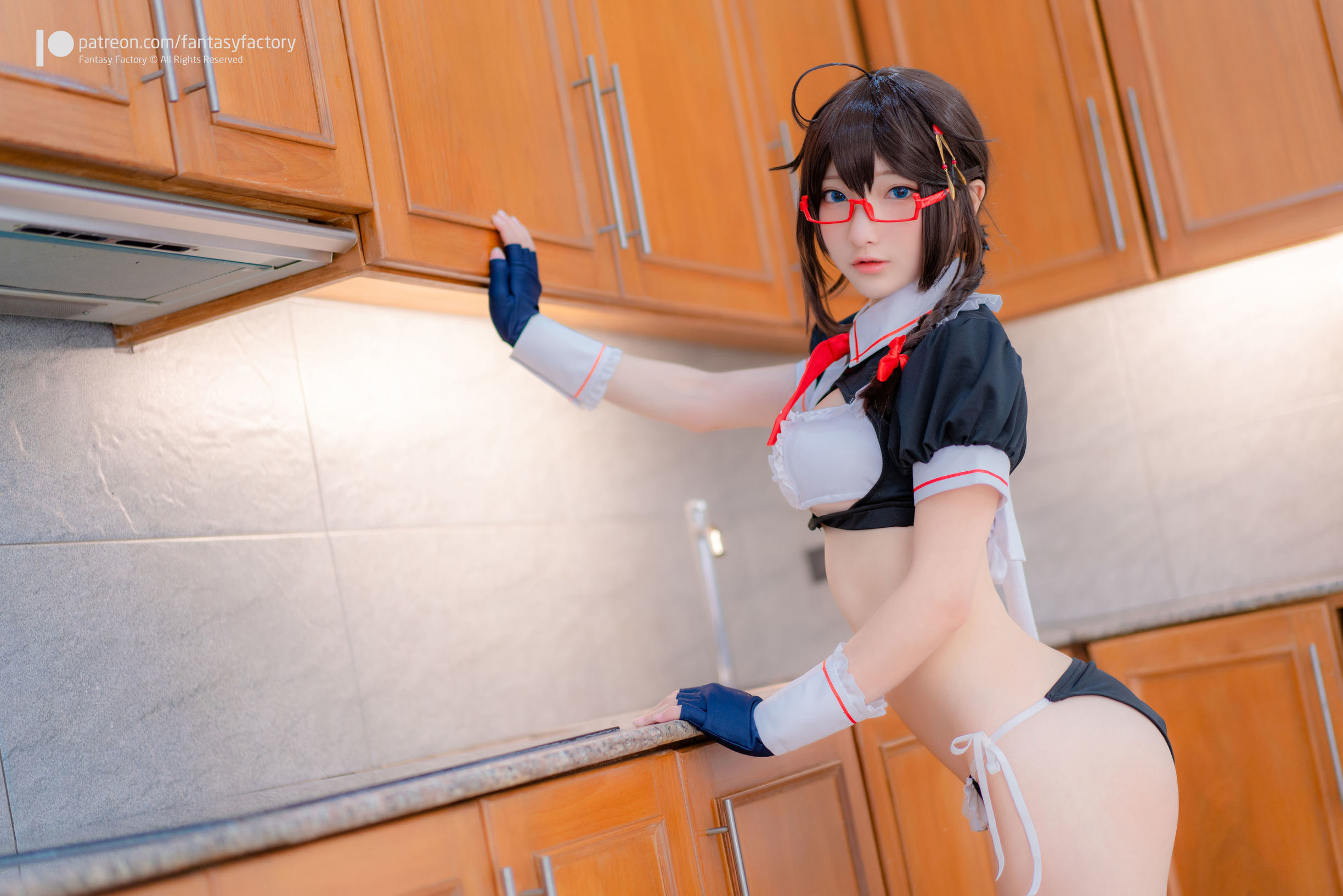 コスプレイフクシ] ショウディン 2020.04 [ファンタジーファクトリー] メイド セクシー ウサギ耳