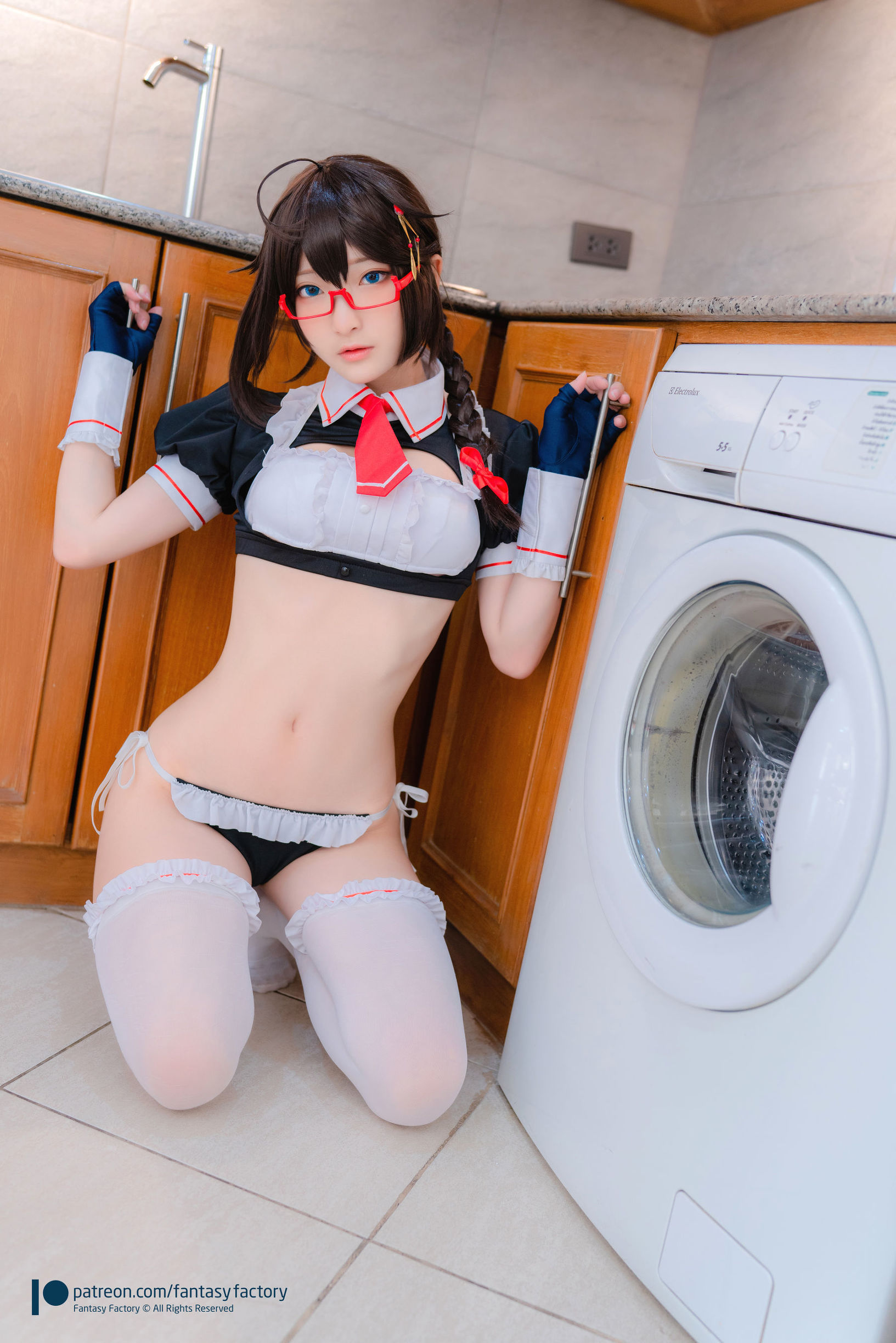 コスプレイフクシ] ショウディン 2020.04 [ファンタジーファクトリー] メイド セクシー ウサギ耳