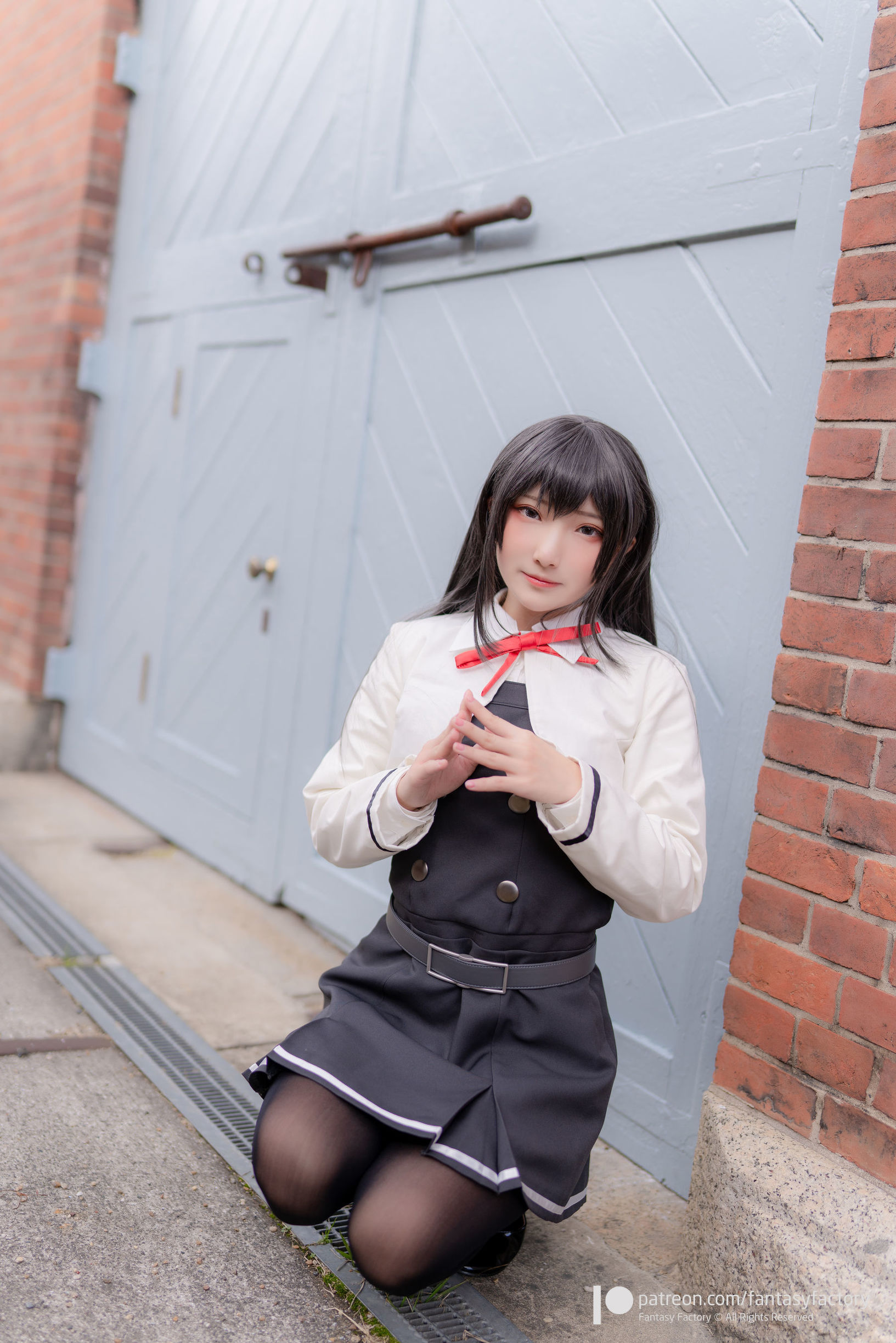 COS Phúc lợi] Tiểu Đinh Cosplay 2020.01 [Fantasy Factory] Vớ đen, Kimono JK