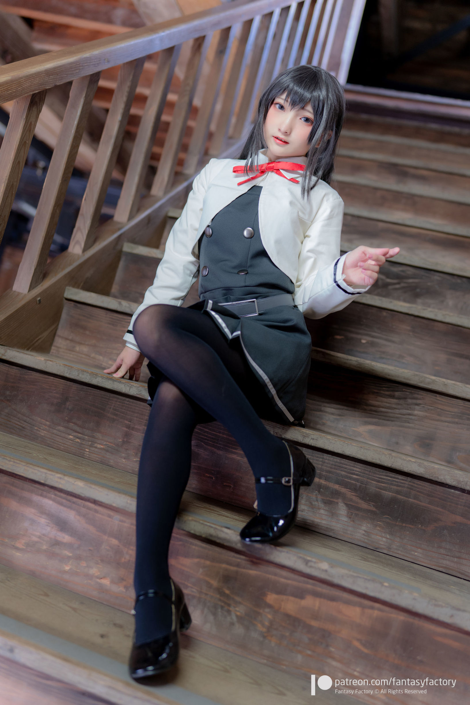 COSplay ฟู่อลี่] เซี่ยวติงคอสเพลย์ 2020.01 [Fantasy Factory] เฮย丝 หยุ่นฟู JK