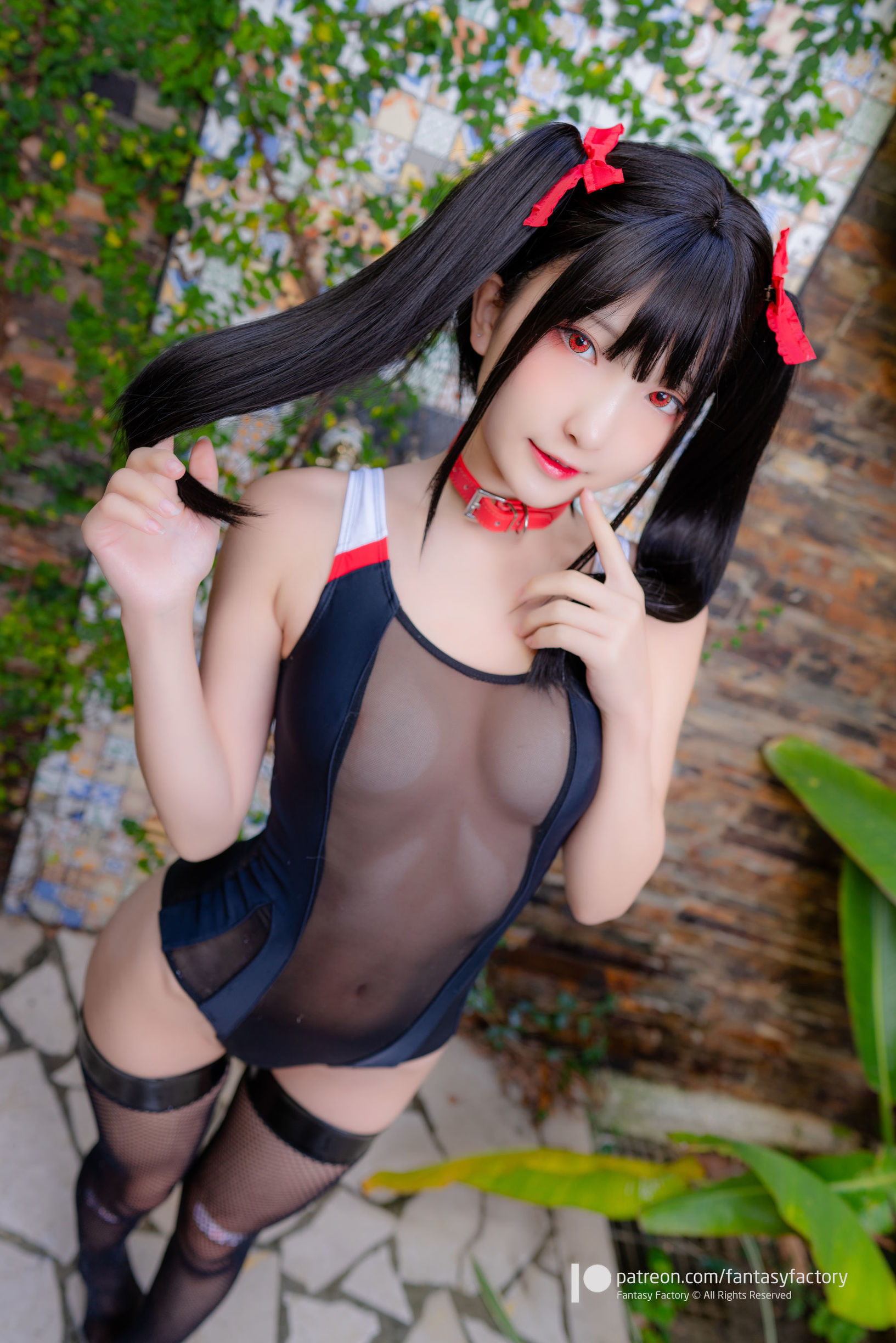 COS Phúc lợi] Tiểu Đinh Cosplay 2020.01 [Fantasy Factory] Vớ đen, Kimono JK