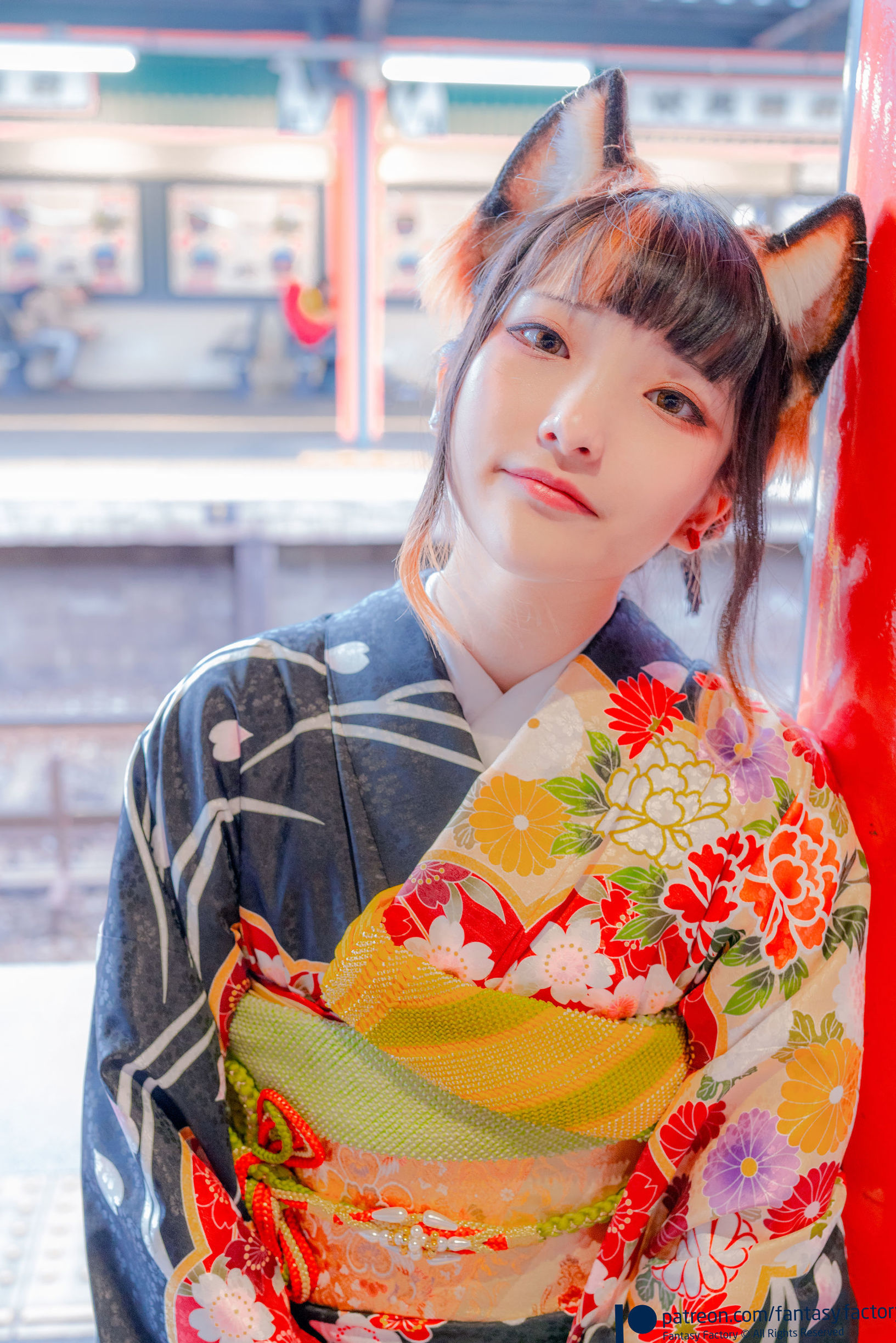 COS 복지] 소딩 코스프레 2020.01 [판타지 팩토리] 흑실 기모노 JK