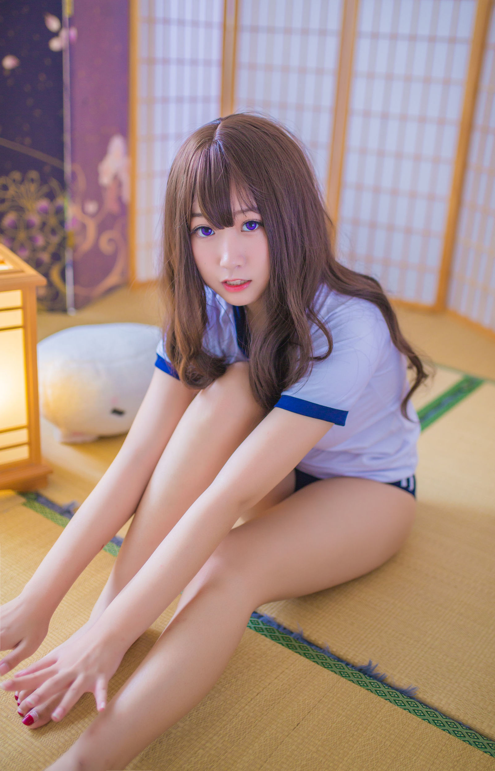 コスプレ福利] 巨乳猫九ちゃんSakura - 体操服