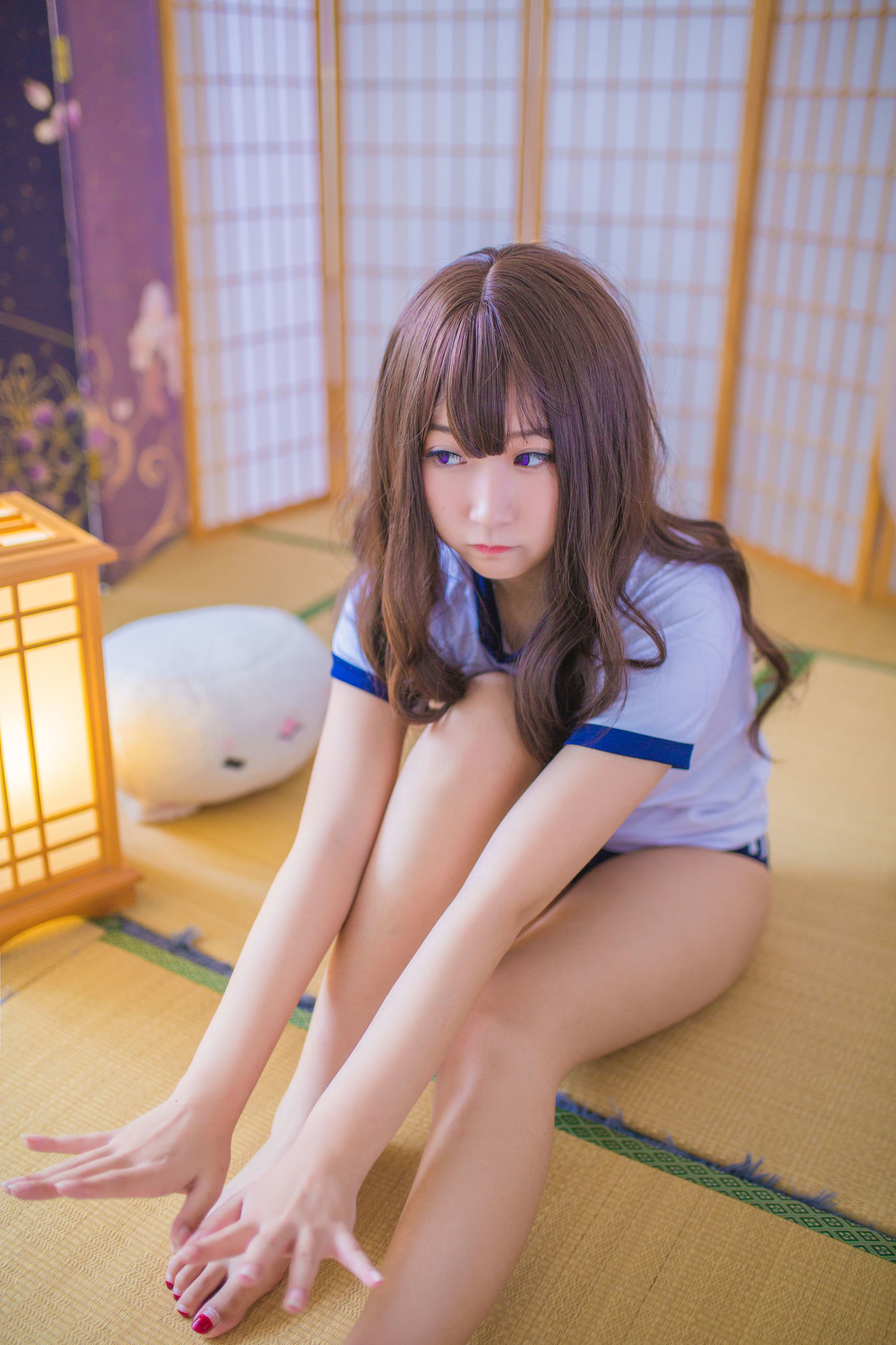 コスプレ福利] 巨乳猫九ちゃんSakura - 体操服