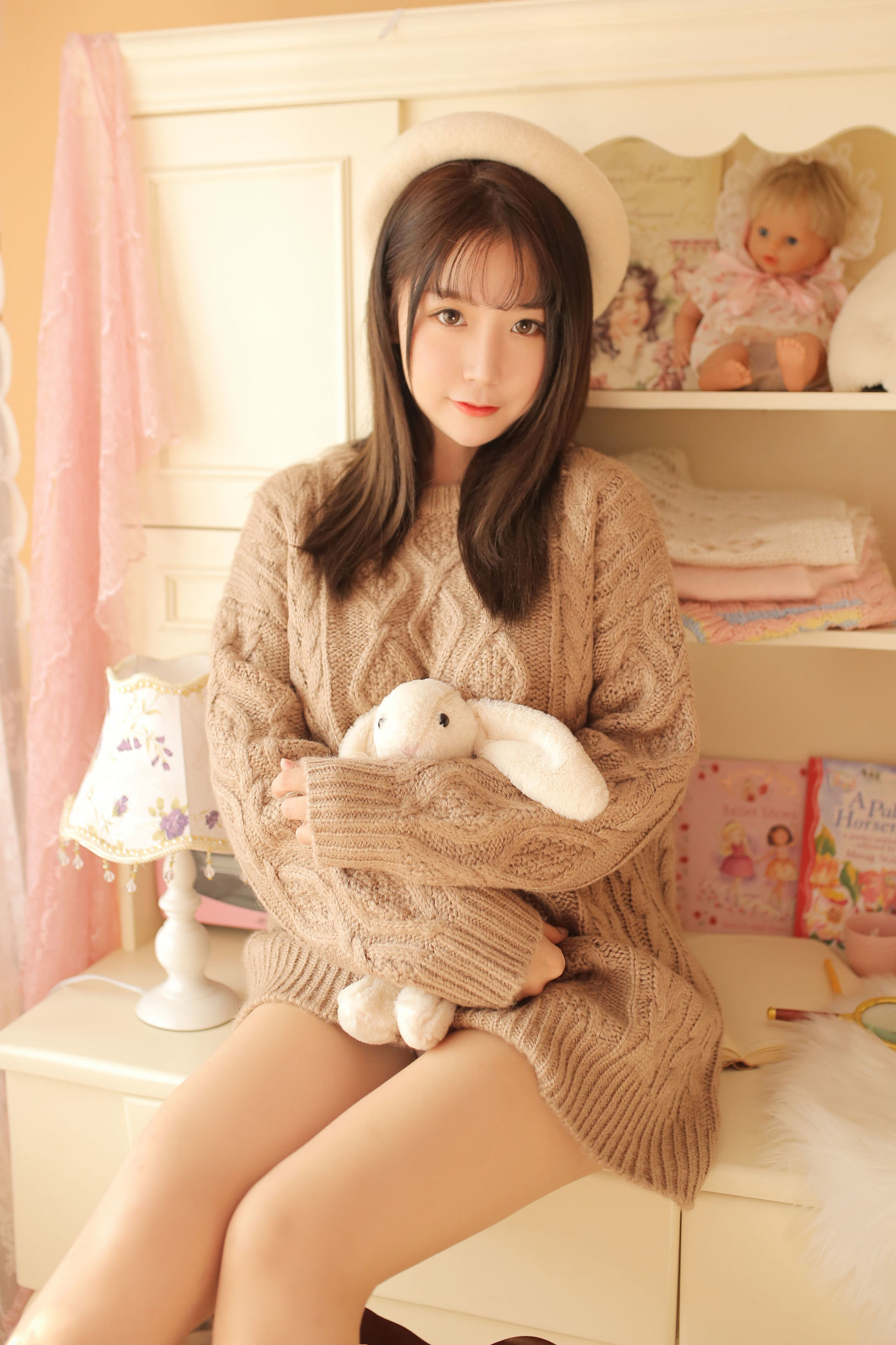COS 복지] 거유묘구장 사쿠라 - 낙타색 스웨터