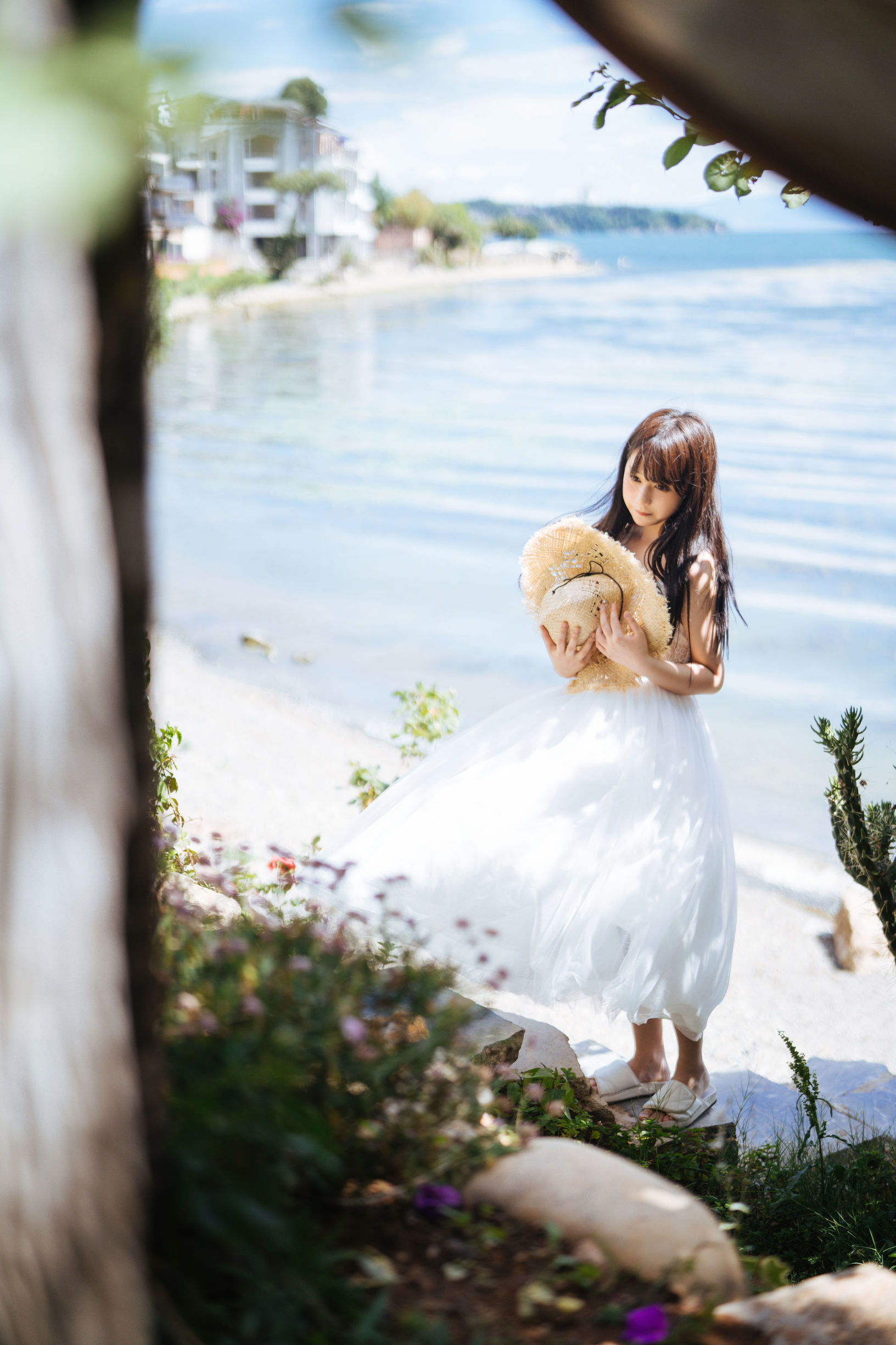Cosplay Welfare] Weibo Welfare Girl Jing Jiang - Jing Xia's White Skirt Girl