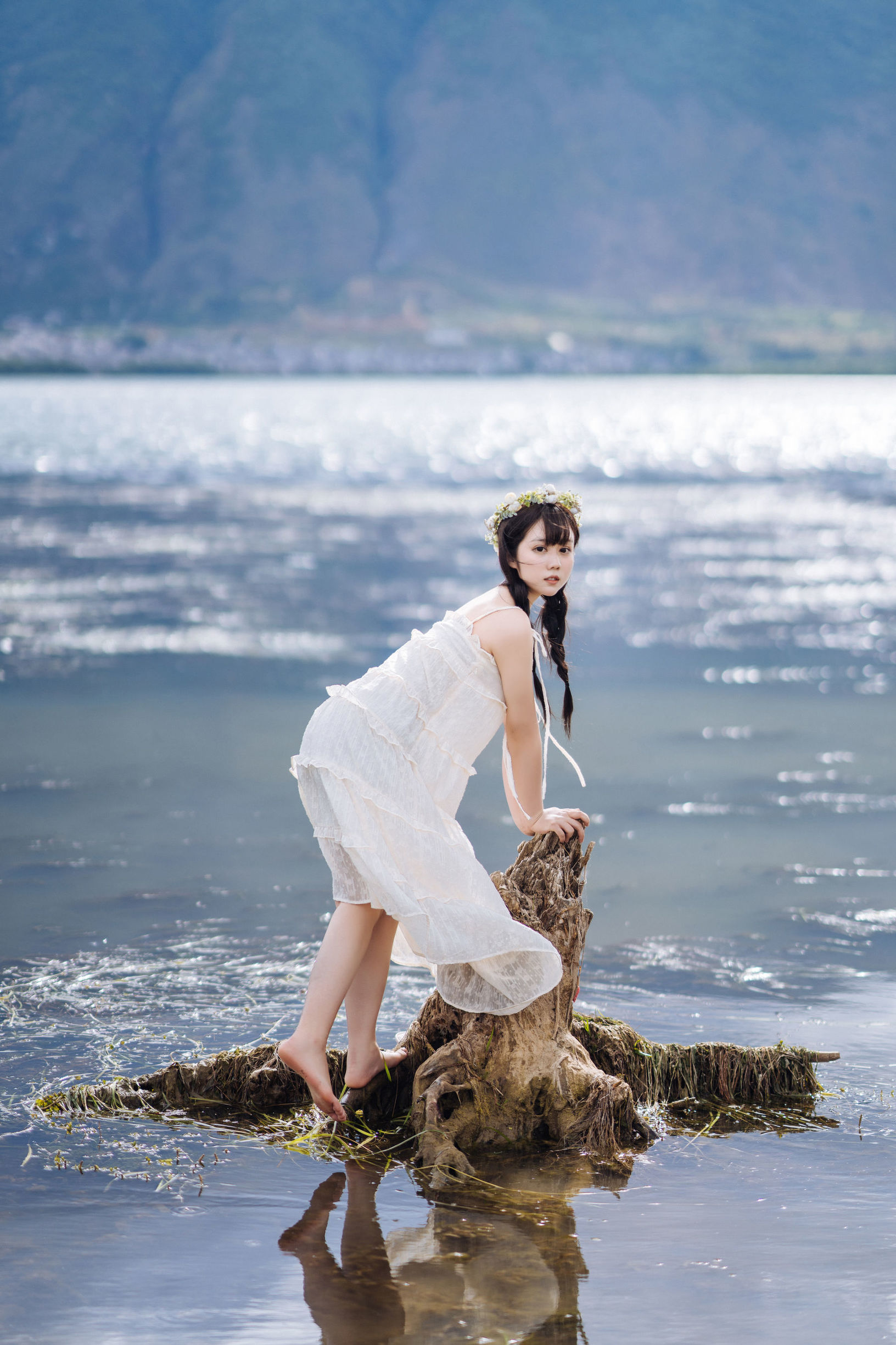COS Welfare] Weibo Welfare Ji Jing Jiang - Jing Xia's Flower Crown Girl