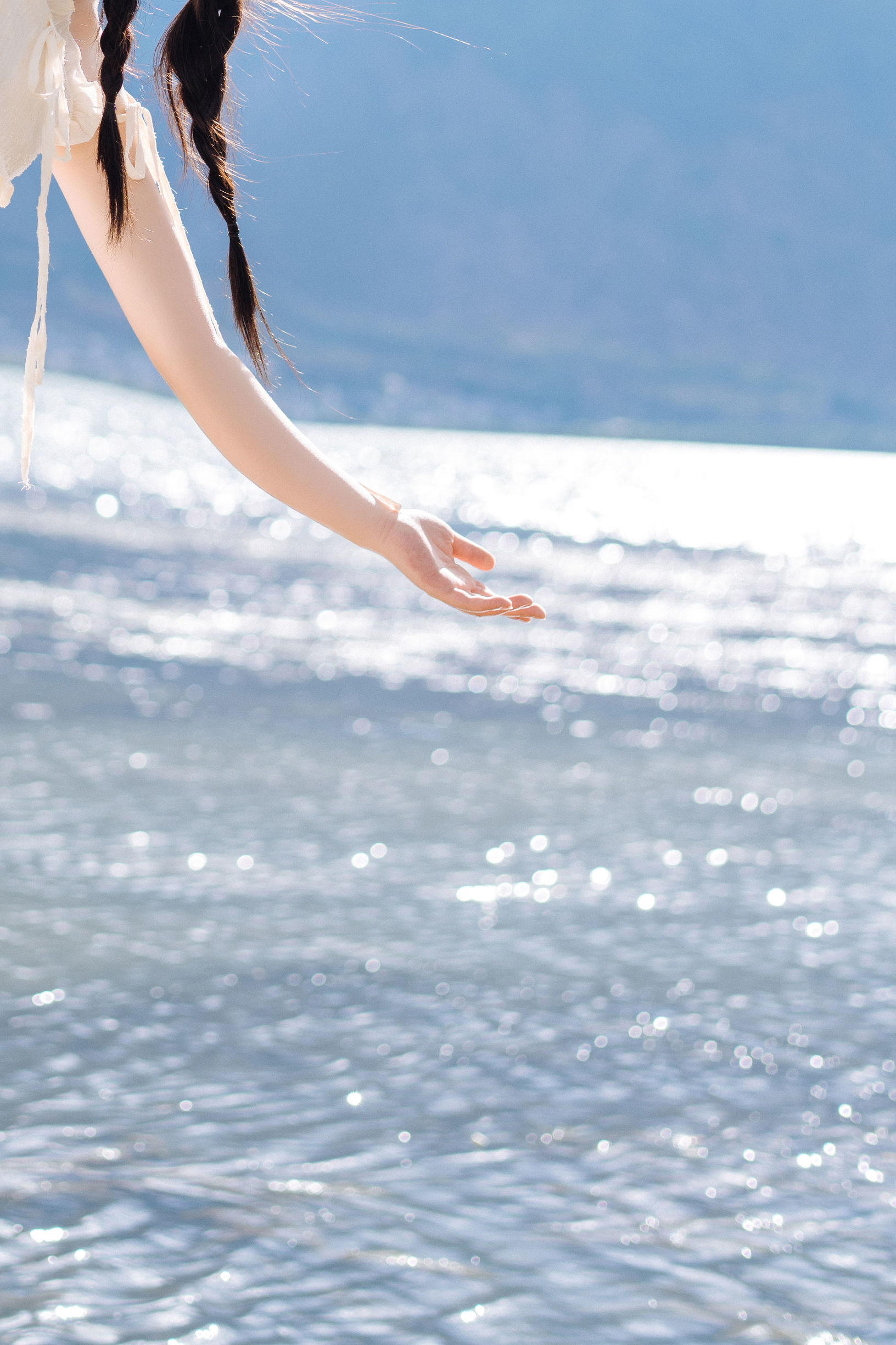 コスプレ福利] ウェイボー フクリ姫 ジンちゃん - 静夏の花環の少女