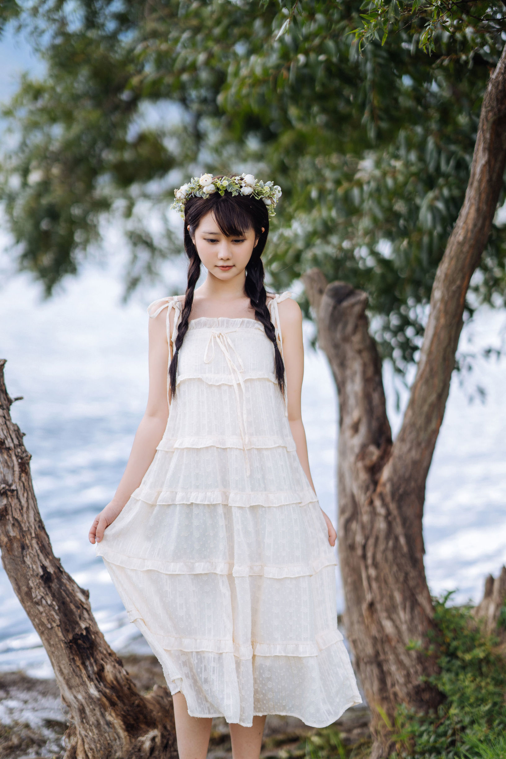 COS Welfare] Weibo Welfare Ji Jing Jiang - Jing Xia's Flower Crown Girl