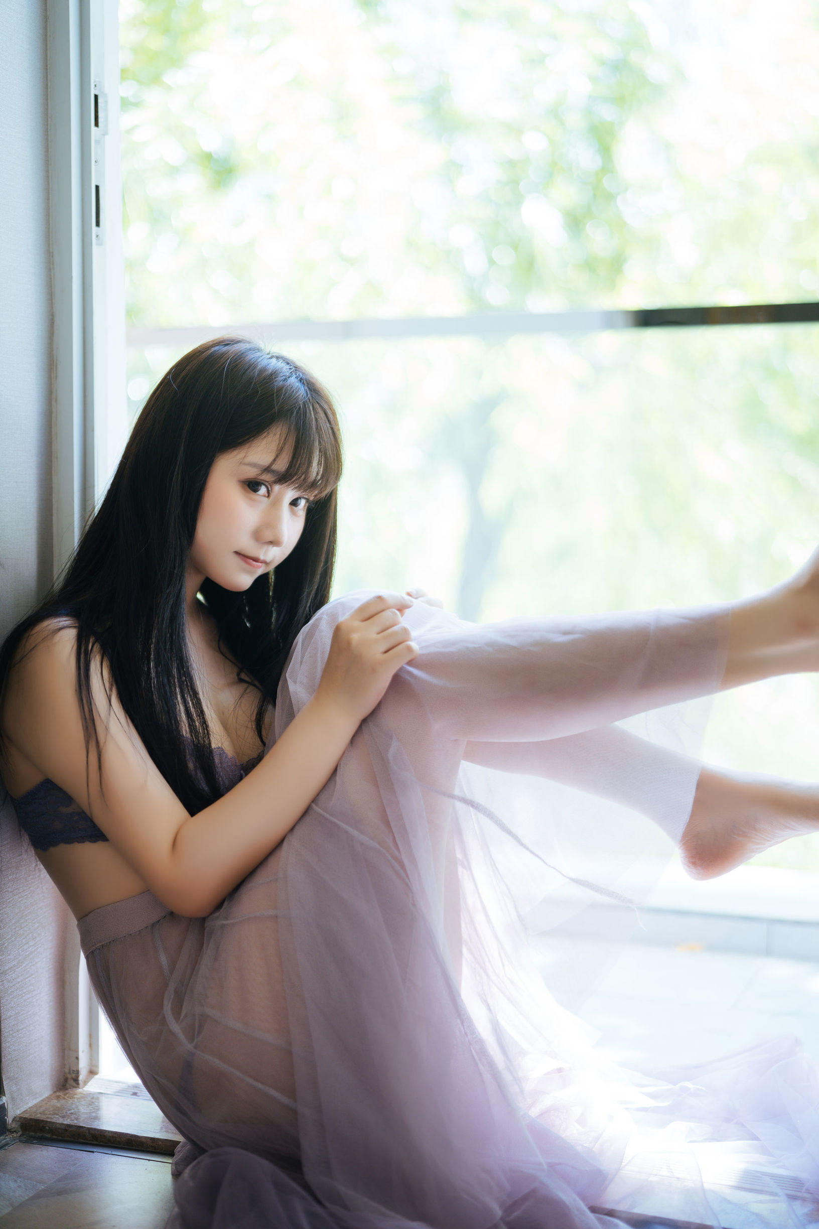 COSフクリ] ウェイボー フクリ姫 ジンちゃん - 静夏の薄纱レース