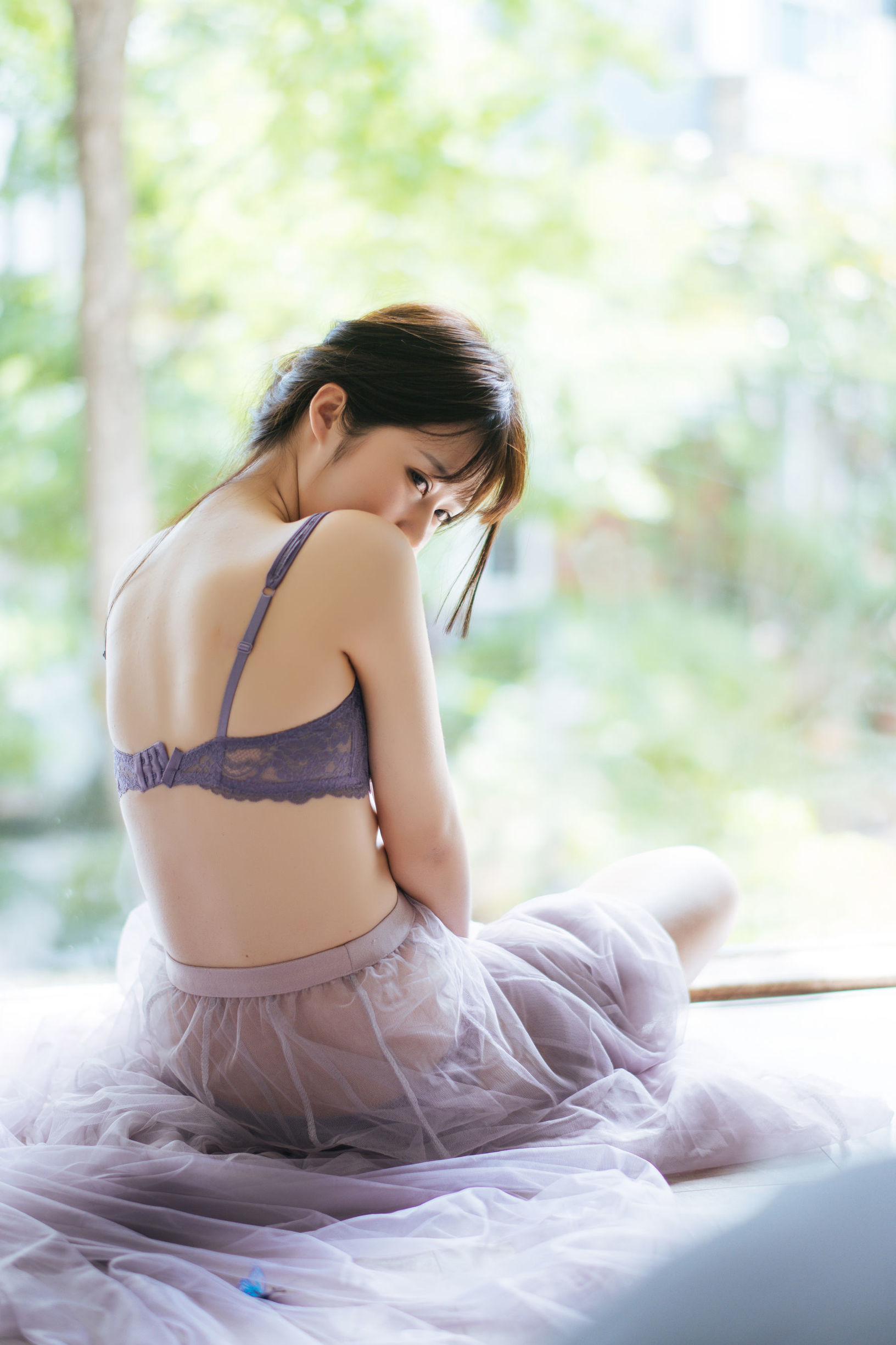코스 복지] 웨이보 복지 기 징장 - 정하의 얇은 가제 레이스