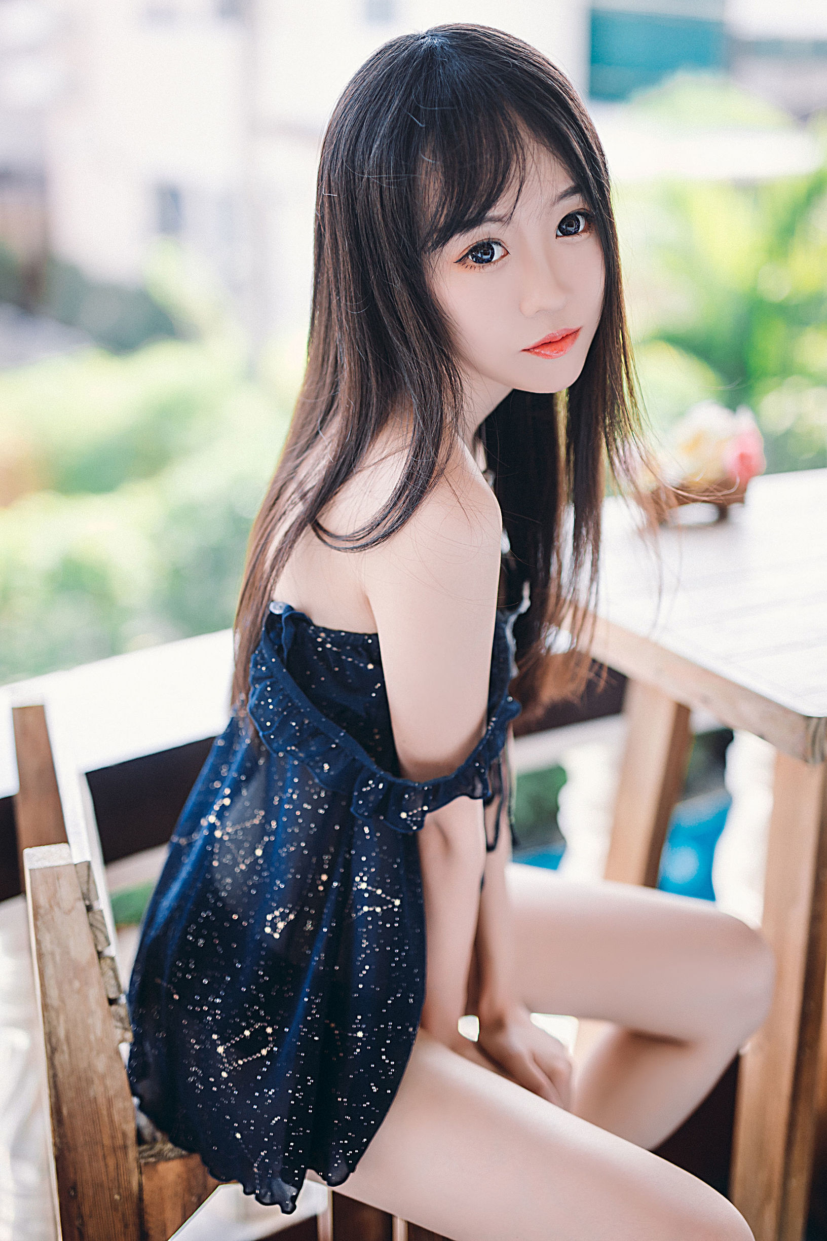COS Phúc Lợi] Douyu Chủ Bá Cai Ni Me Me - Áo Tắm