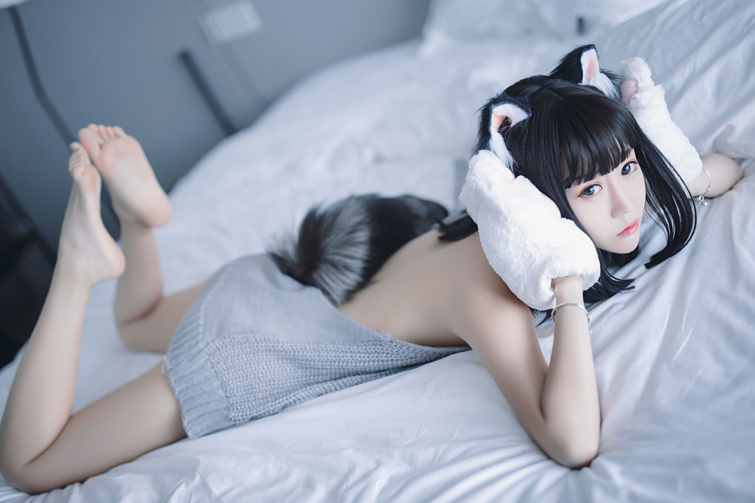 COS Welfare] Douyu Broadcaster Cai Ni Mei Mei - Cat Ears