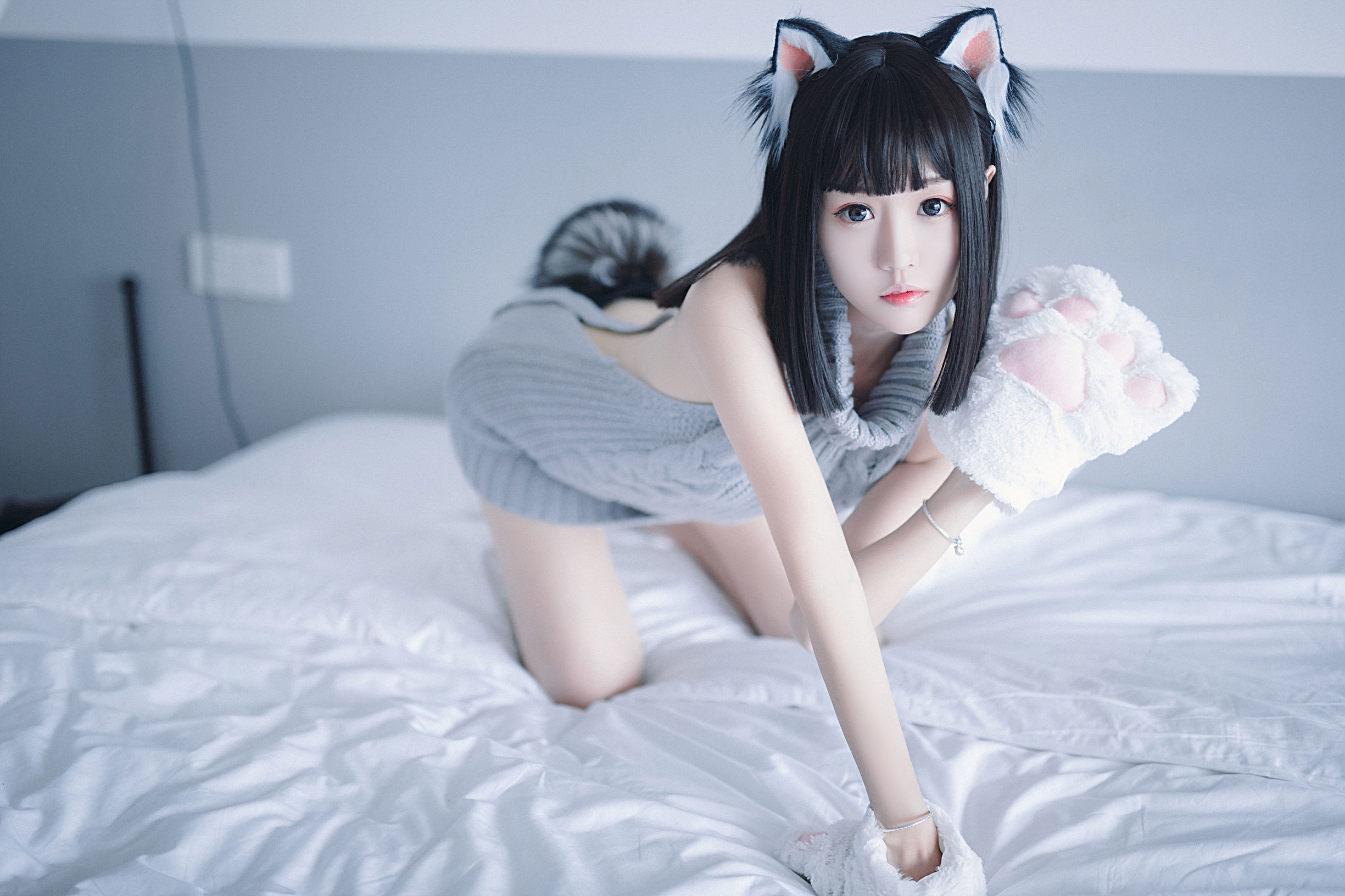 COS Welfare] Douyu Broadcaster Cai Ni Mei Mei - Cat Ears