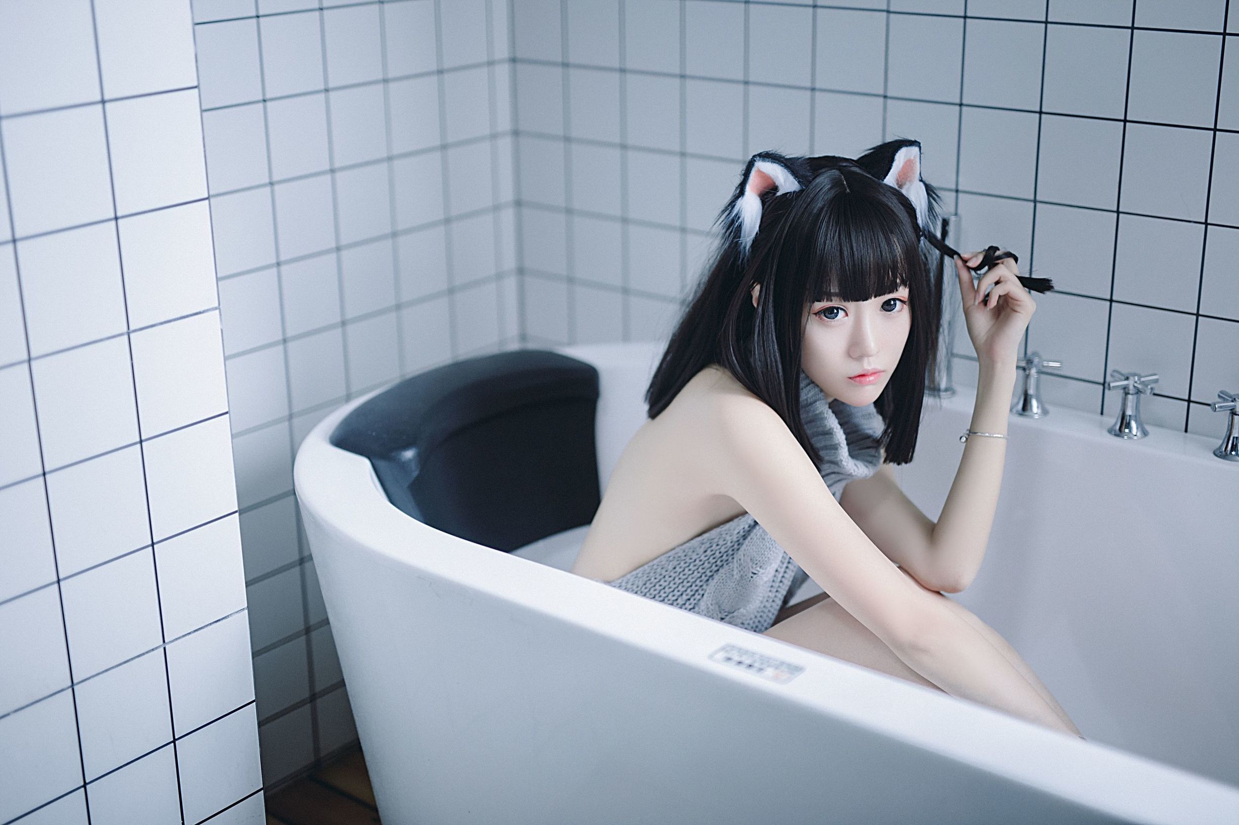 COS Welfare] Douyu Broadcaster Cai Ni Mei Mei - Cat Ears