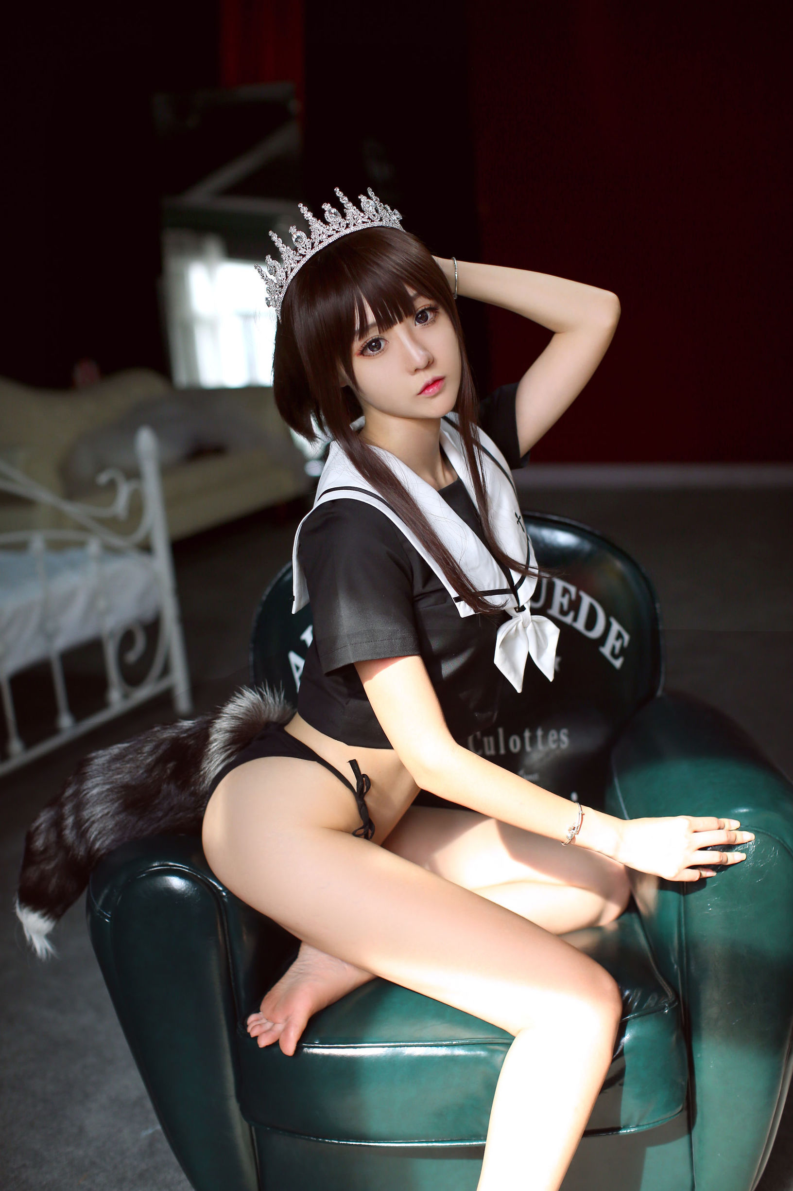 COS Phúc lợi] Chủ bá Douyu Cai Ni Me Me - Crown