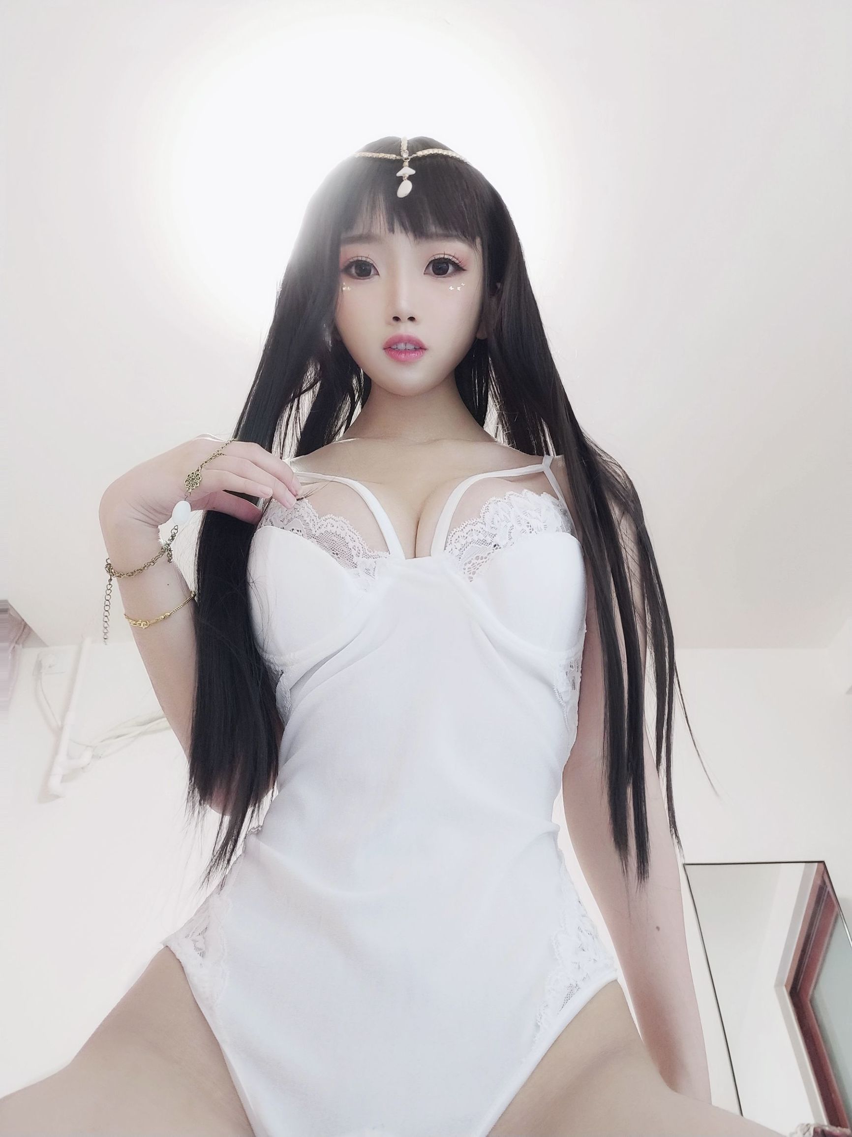 [COS복지] 하얗고 여린 소녀 귀축요 - 하얀 이집트 야오