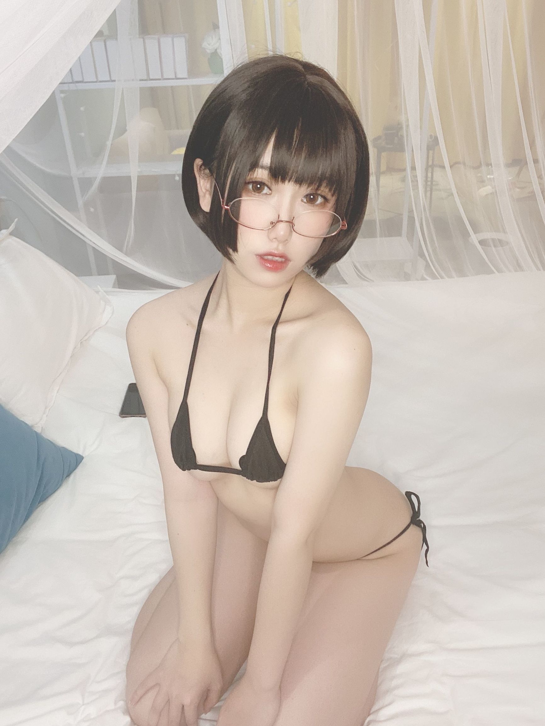 COS福利] 芋圓侑子SJ_ - 比基尼自拍