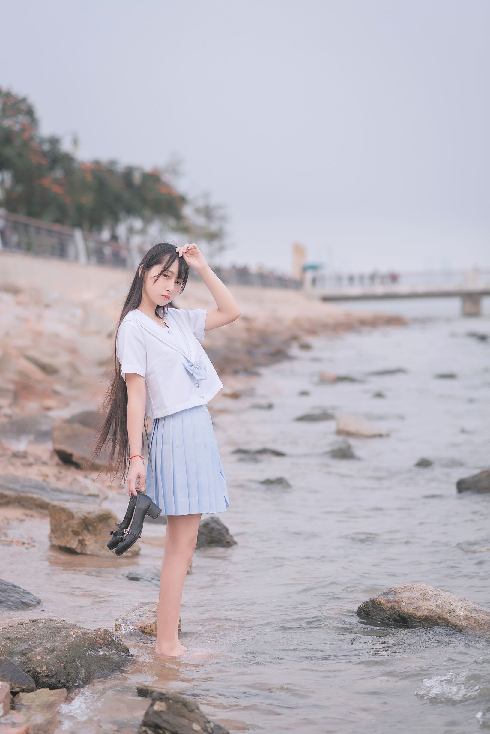 COS Phúc lợi] Cô gái dễ thương Gamma Vũ Lạc Tử - Cùng đi biển