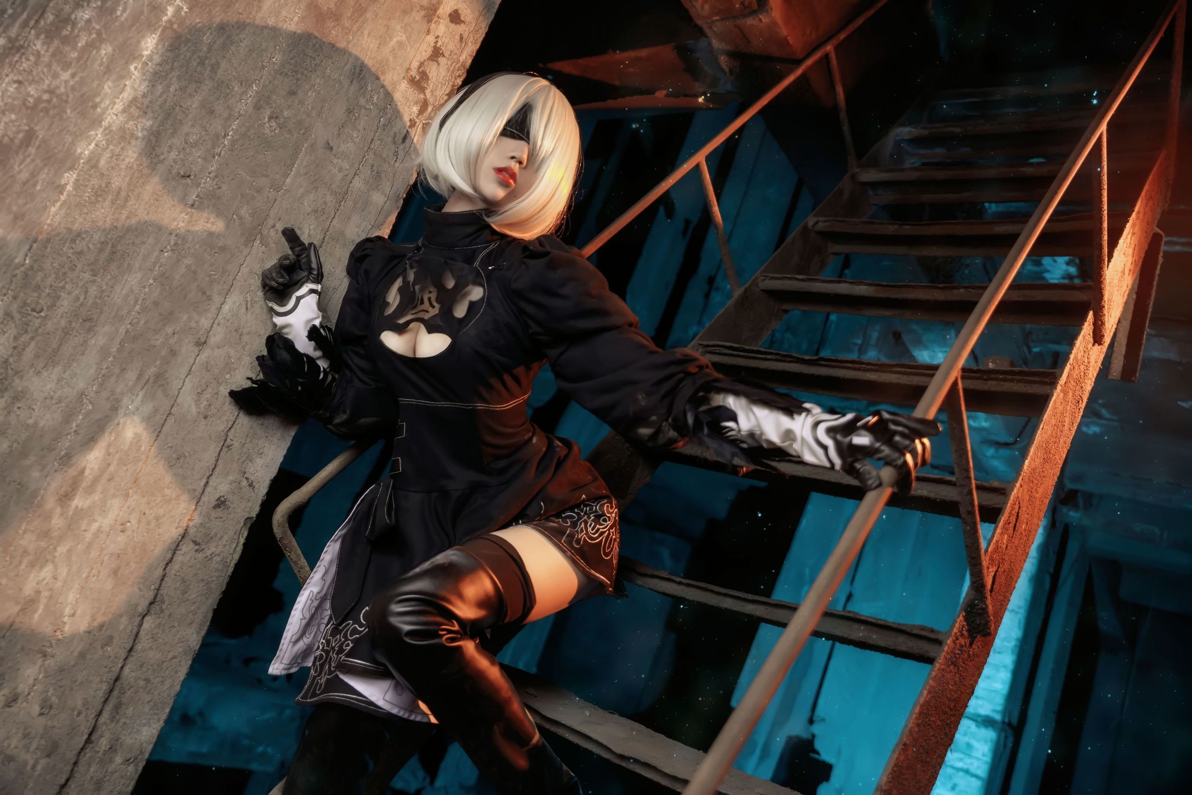 COS Benefits] Cute Girl Bai Yi Zi Leader - NieR: Automata