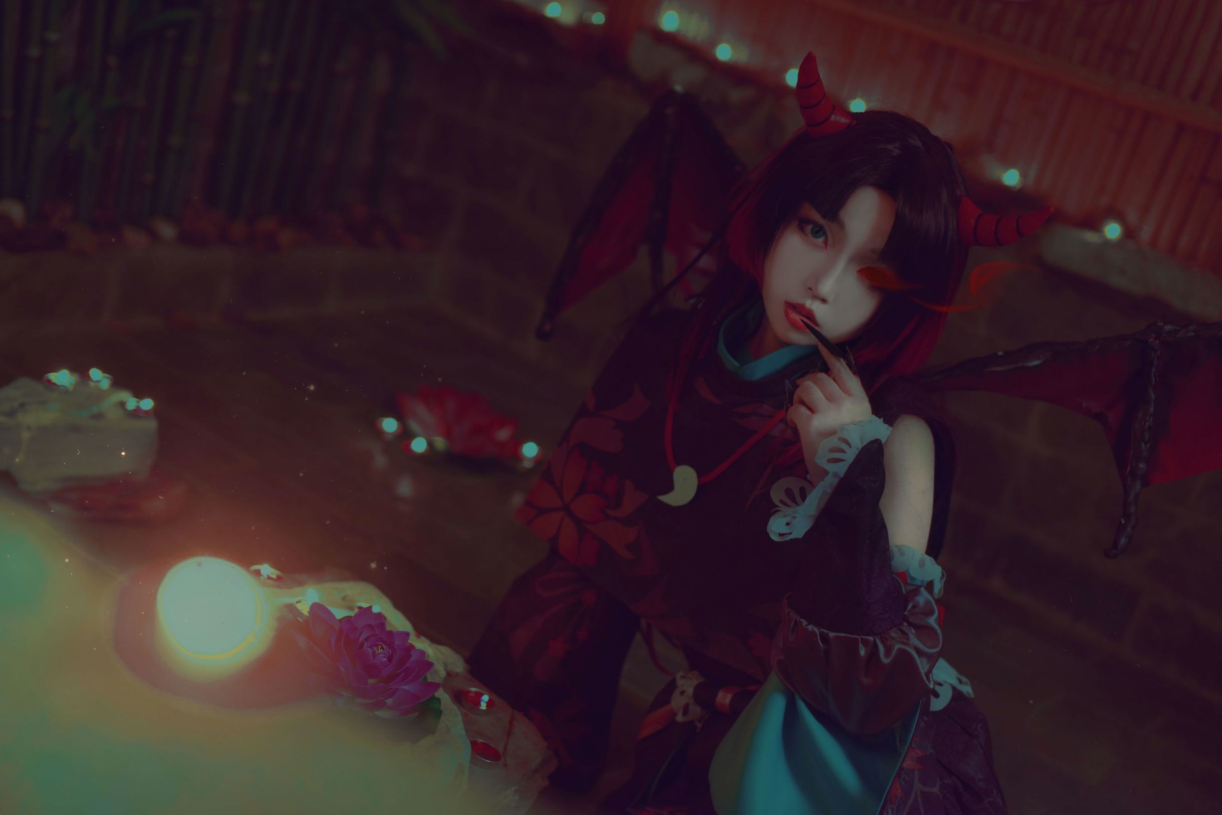COS福利] 萌妹白易子教主 - 陰陽師 吸血姬