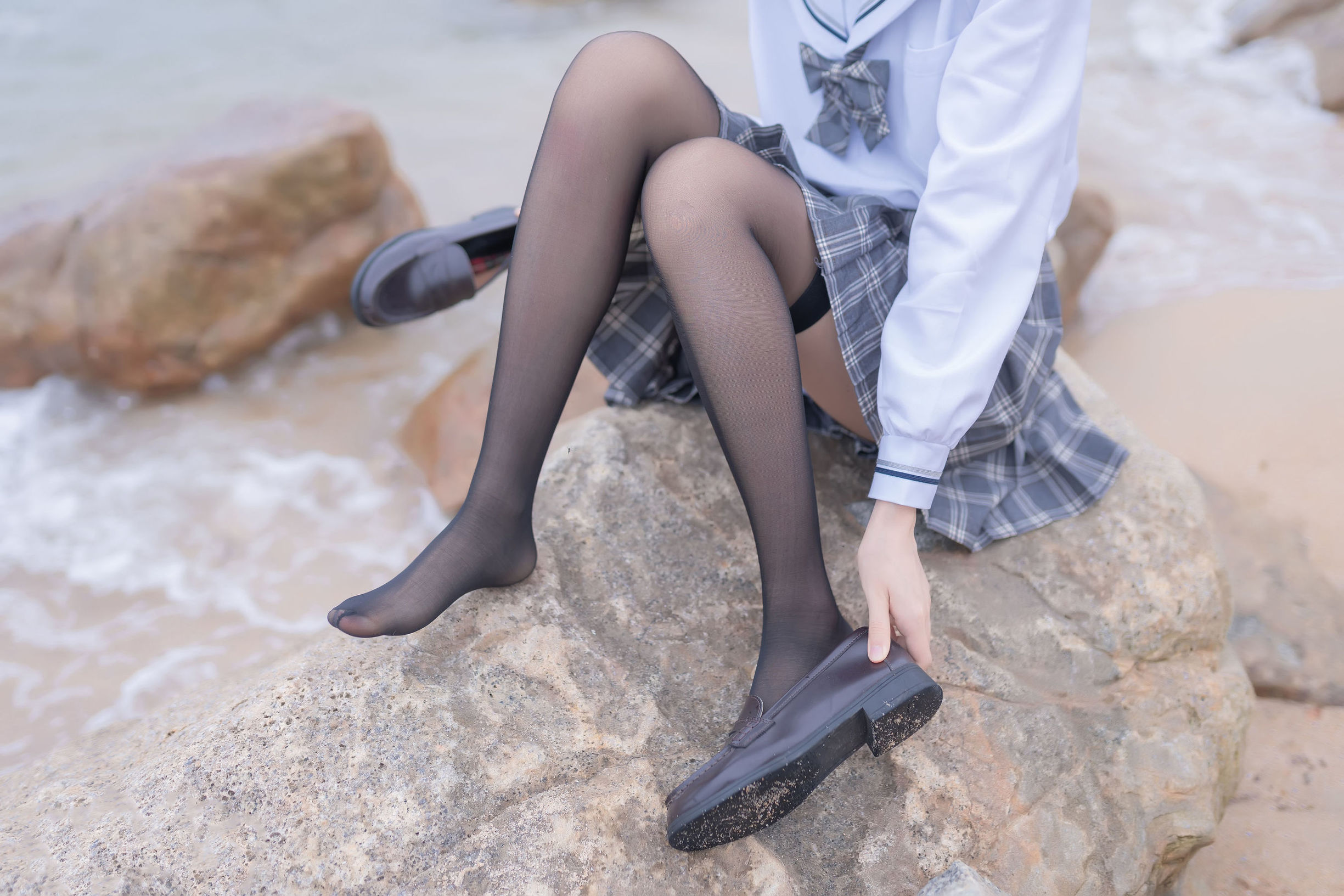 Cosplay Welfare] Moe-style Miss Mu Mian Mian OwO - Beach JK