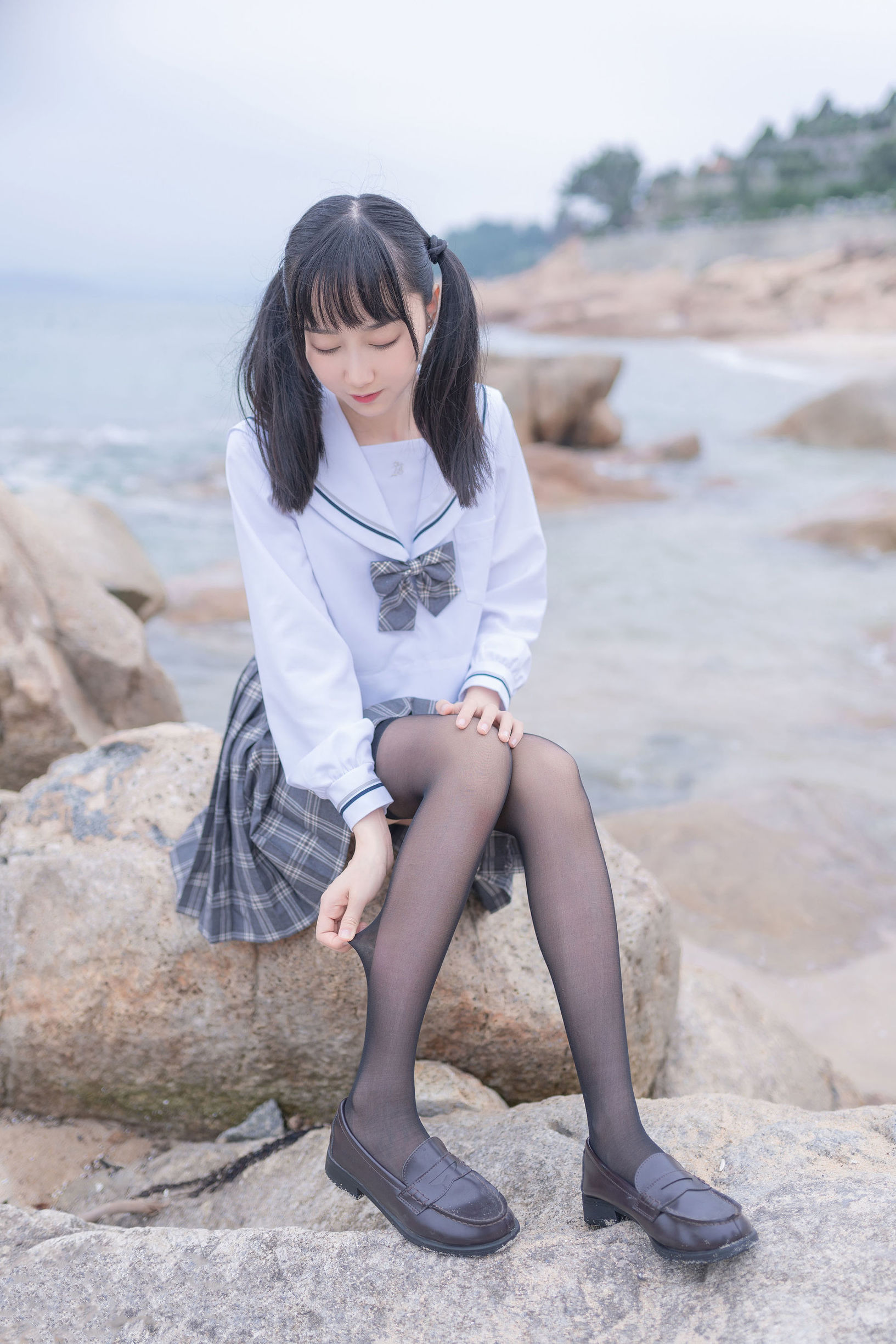 Cosplay Welfare] Moe-style Miss Mu Mian Mian OwO - Beach JK