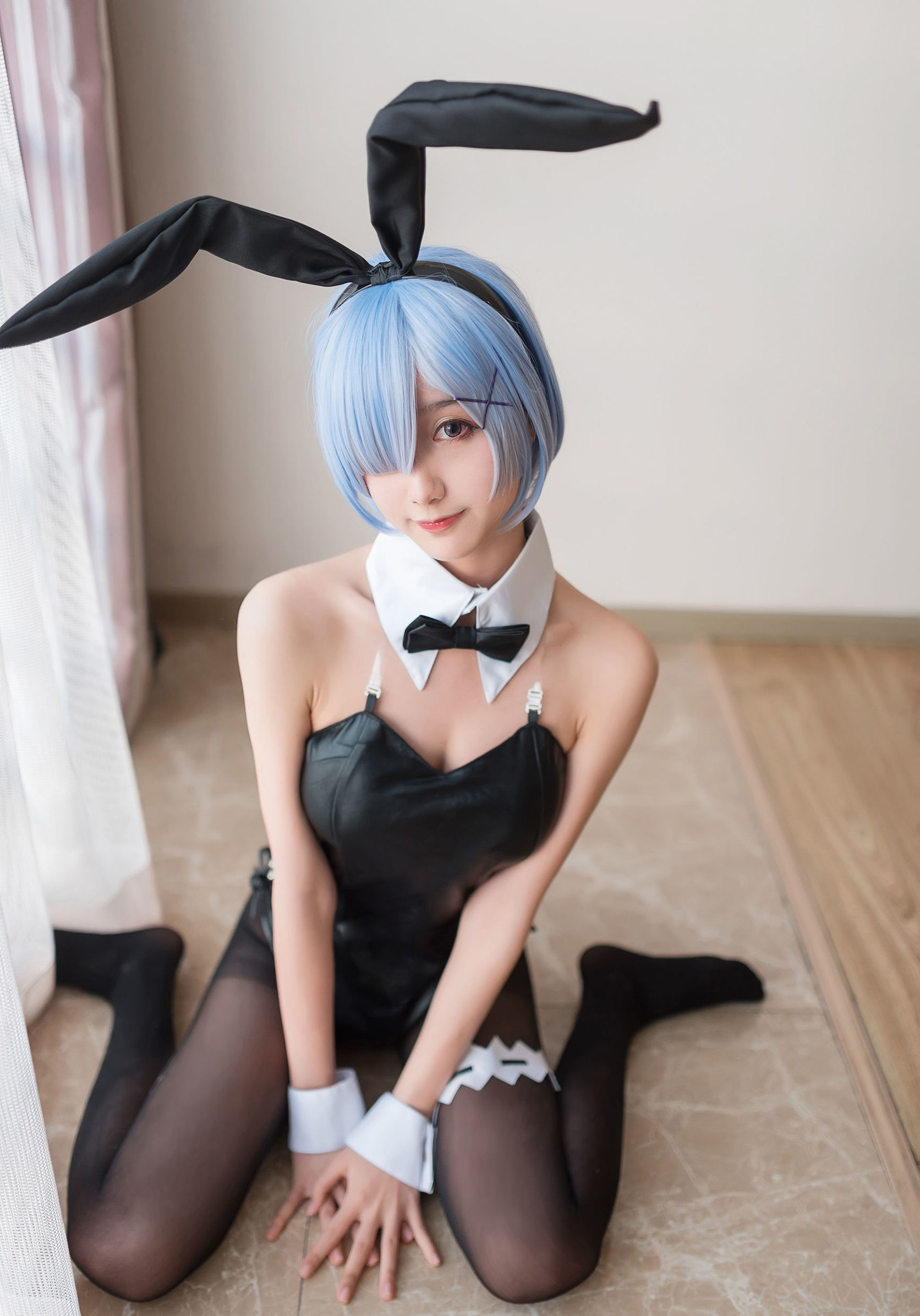 コスプレ福利] 萌え系お姉さん ムキアンミアンOwO - レムのバニーガール