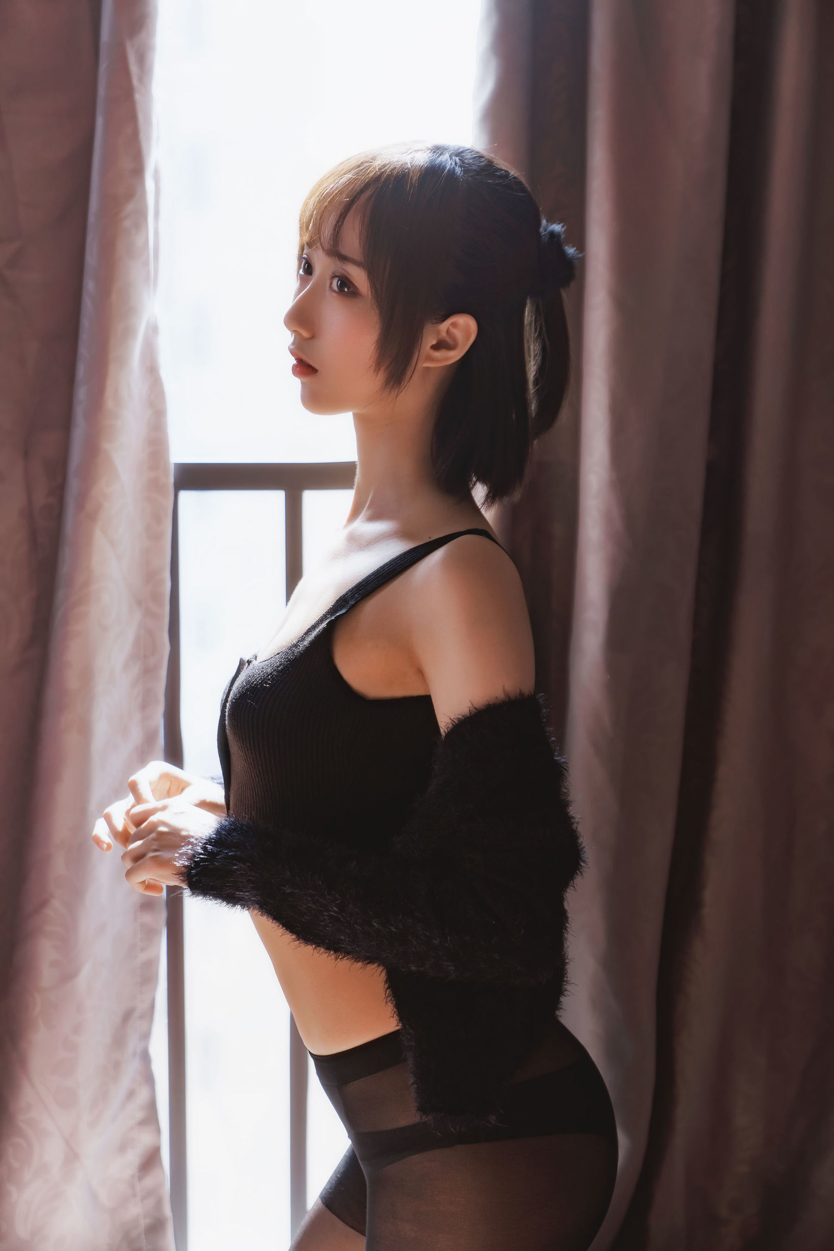 COS Welfare] Moe Style Miss Sister MuMianMian OwO - Black Silk Private A