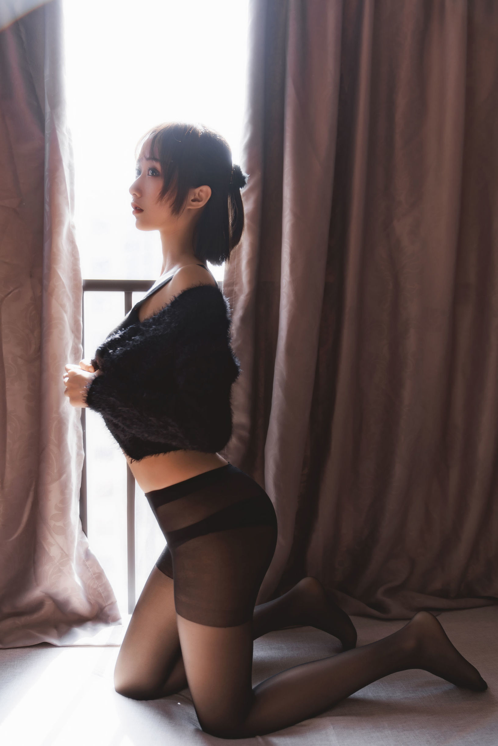COS Welfare] Moe Style Miss Sister MuMianMian OwO - Black Silk Private A