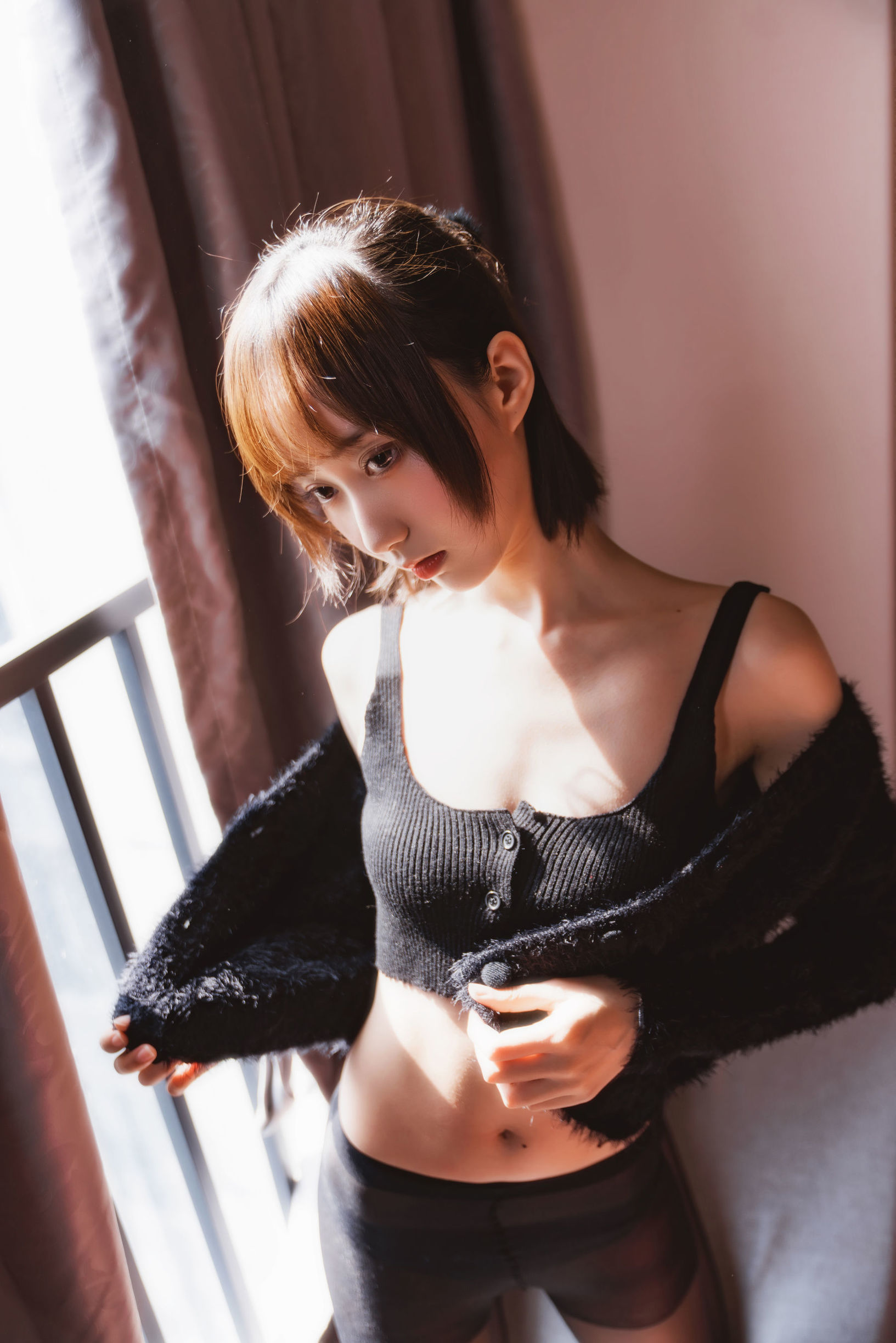 COS Welfare] Moe Style Miss Sister MuMianMian OwO - Black Silk Private A