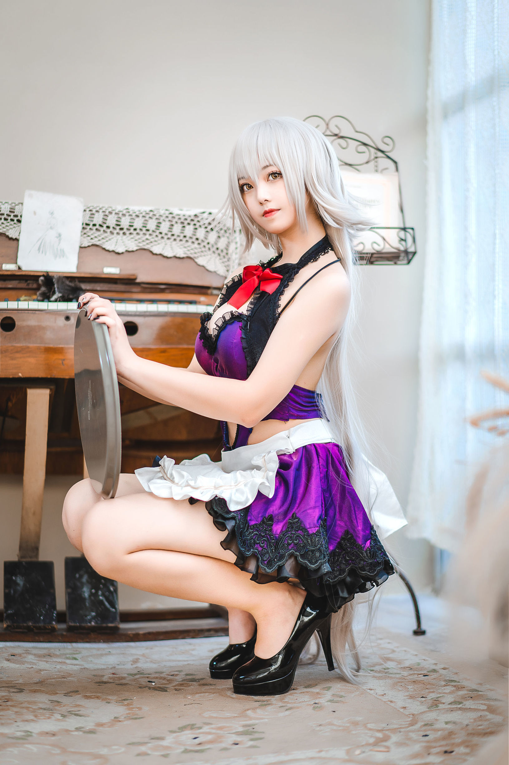 COS Welfare] Moe Style Big Sister Honey Cat Qiu - Jeanne d'Arc Maid