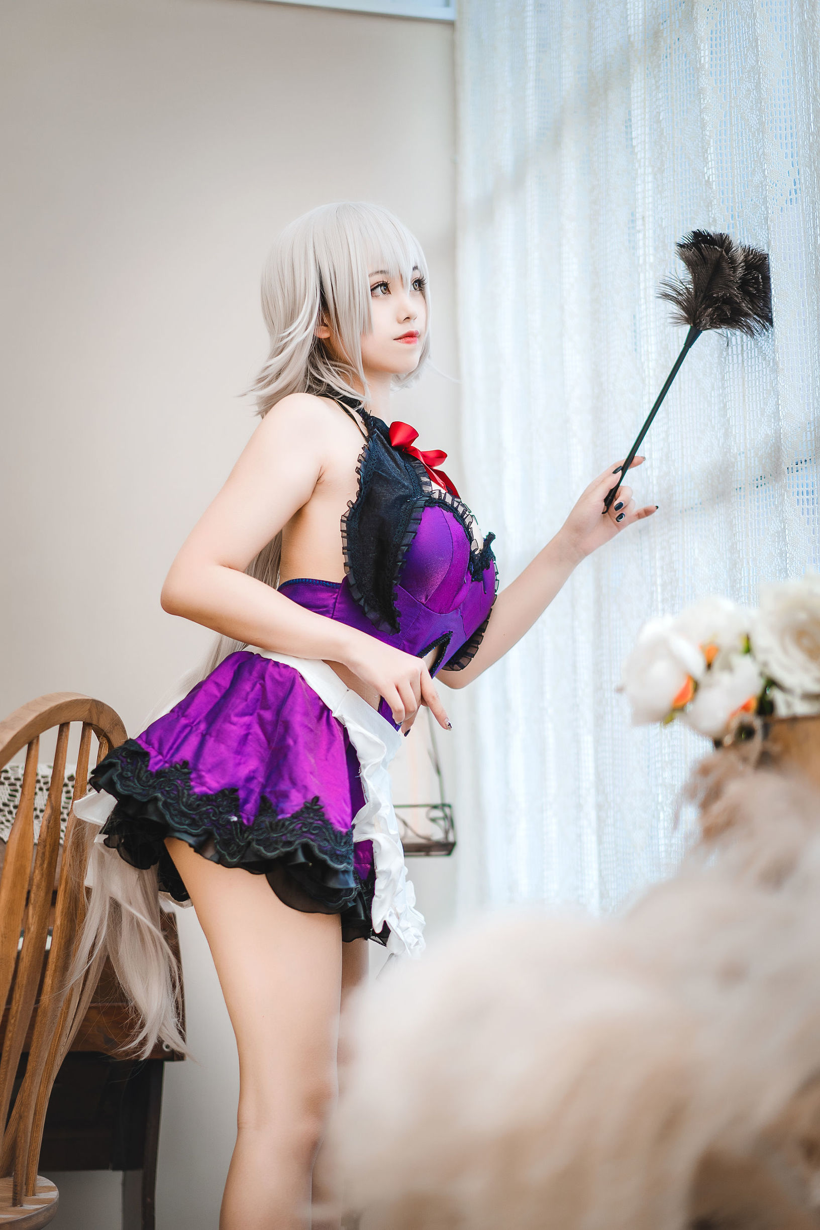 COS Welfare] Moe Style Big Sister Honey Cat Qiu - Jeanne d'Arc Maid