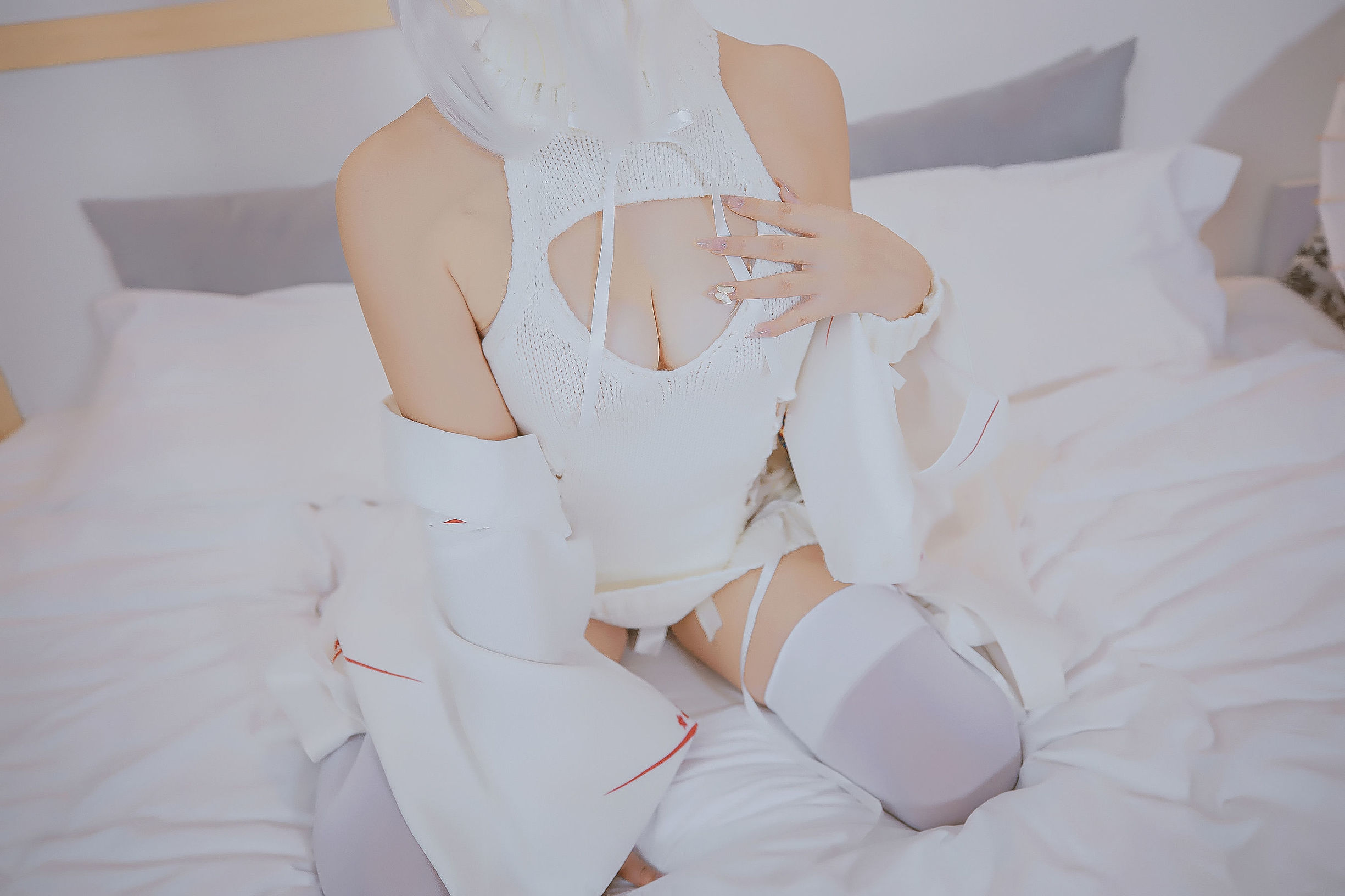 コスプレ福利] ロリ神楽板真冬の危険な耳-狼妹&兎娘
