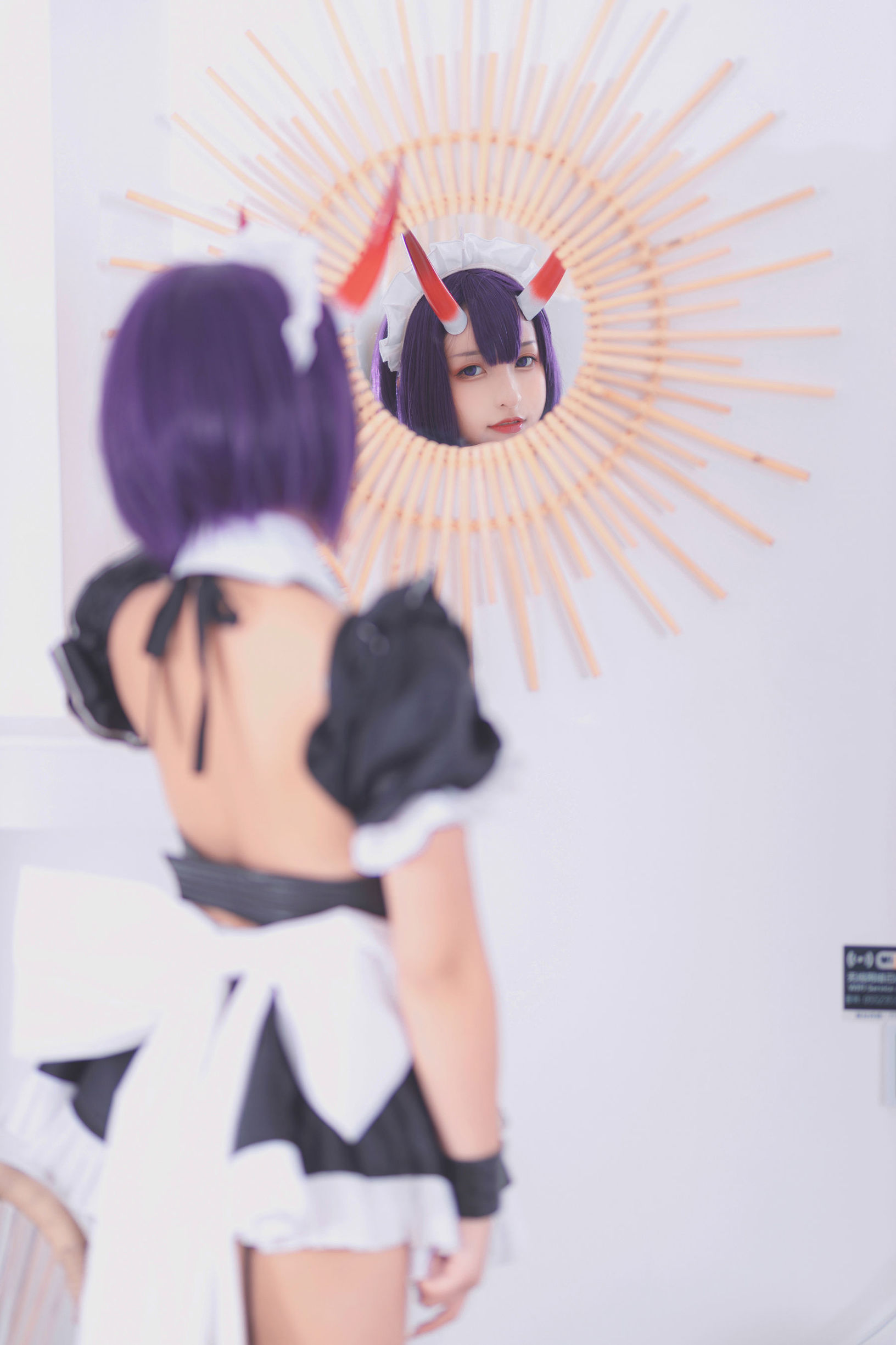 コスプレ福利] ロリ神楽板真冬の果実の酒気-酒呑コス