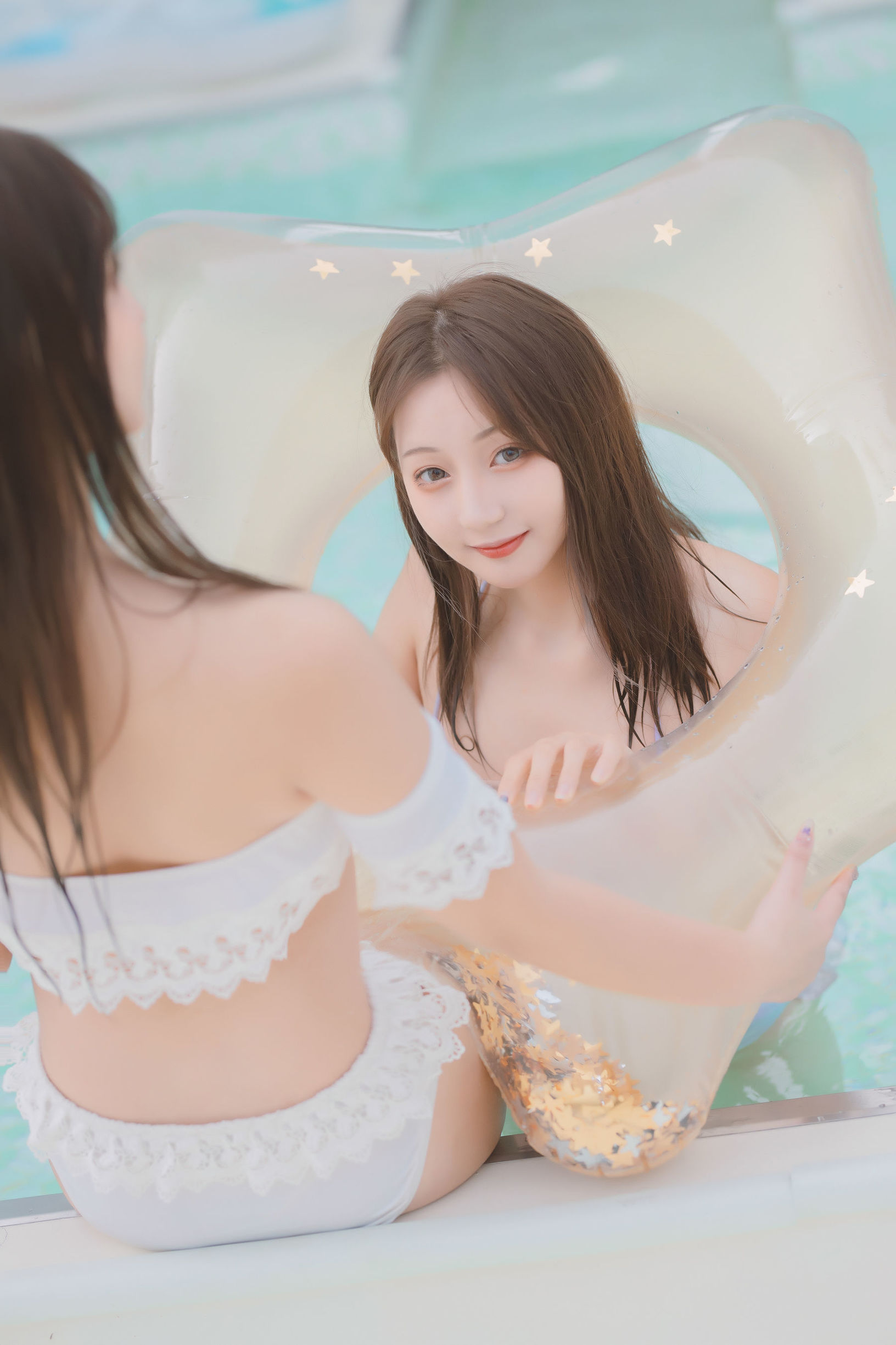 COS福利] 蘿莉神樂板真冬之笑顏水時計-夏日比基尼