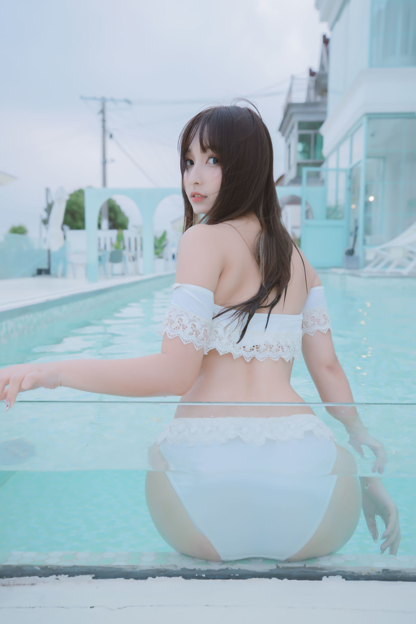 COS Welfare]  belle ta Kagura Ban's Midwinter Smiling Face Water Clock - Summer Bikini