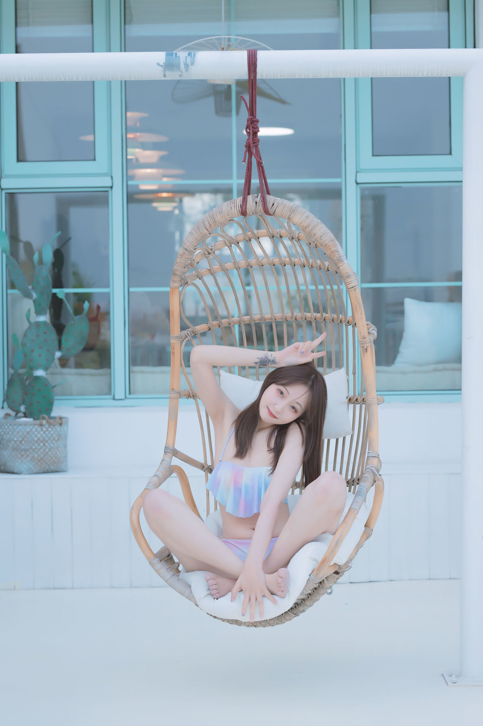 COS Welfare]  belle ta Kagura Ban's Midwinter Smiling Face Water Clock - Summer Bikini