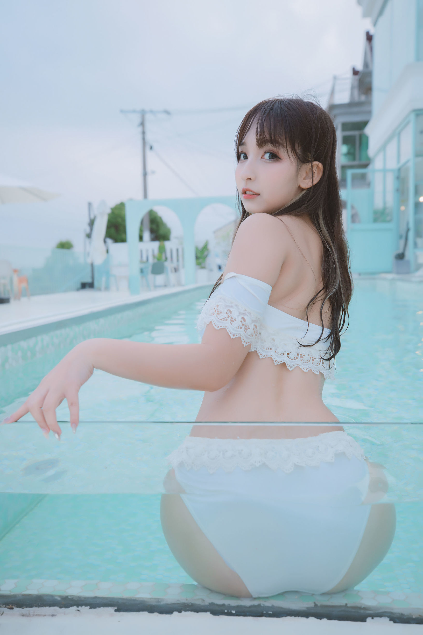 COS Welfare]  belle ta Kagura Ban's Midwinter Smiling Face Water Clock - Summer Bikini