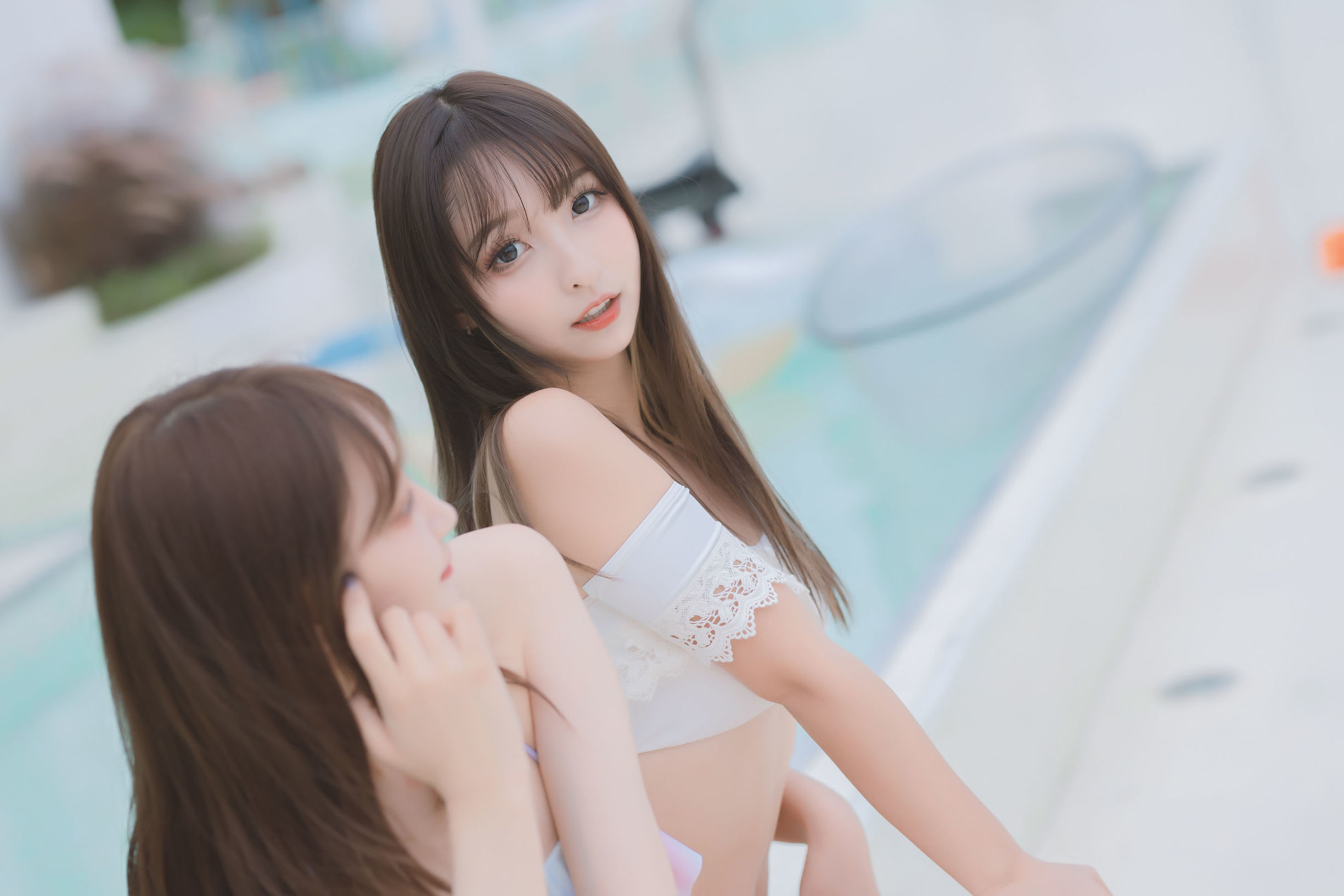 COS Welfare]  belle ta Kagura Ban's Midwinter Smiling Face Water Clock - Summer Bikini