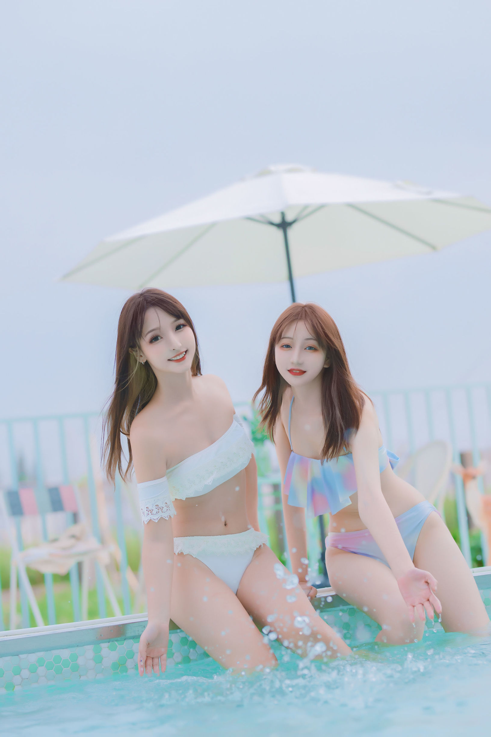 COS Phúc lợi]  belle  Kagura Ban Mafuyu Chi Nụ Cười Đồng Hồ Nước - Mùa Hè Bikini